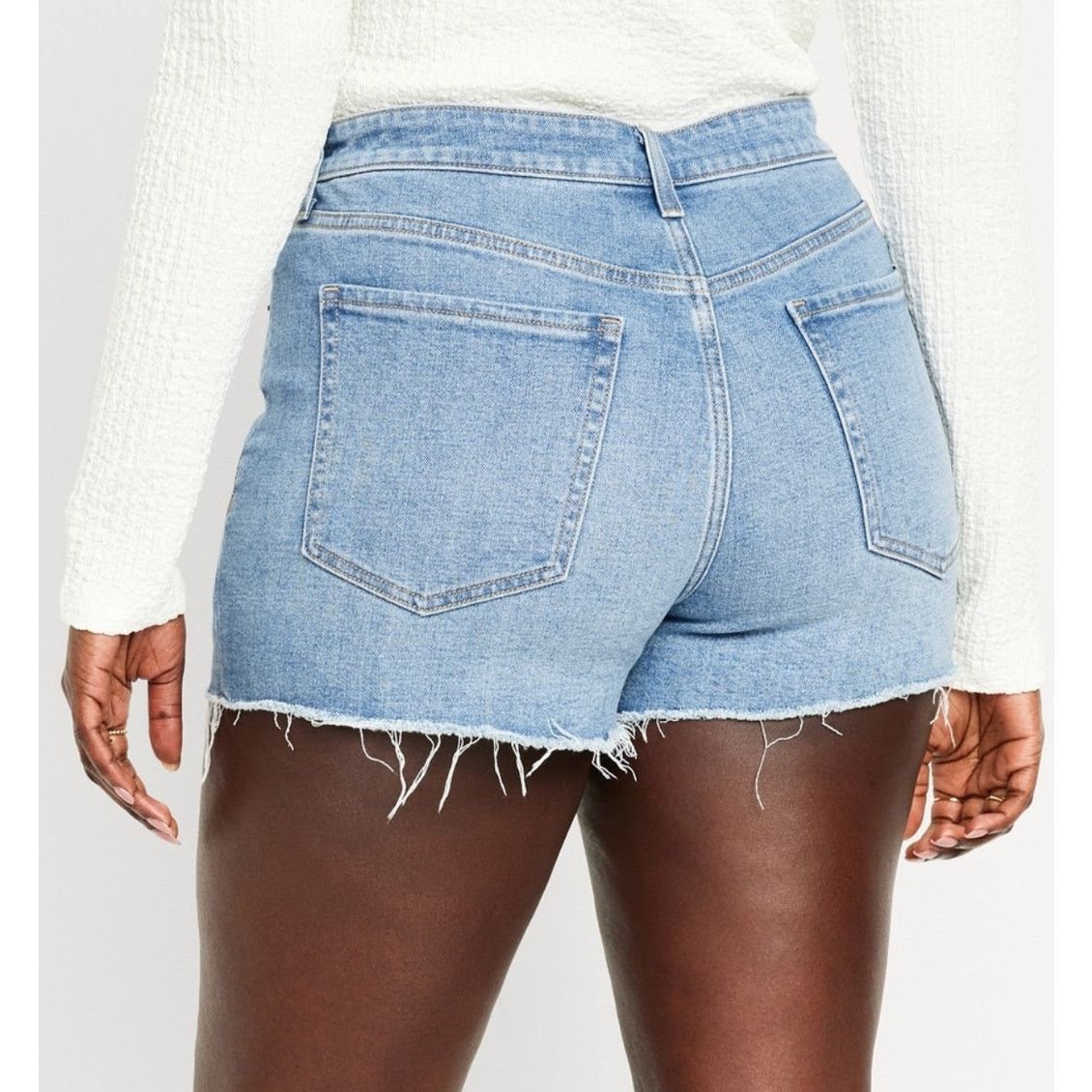 Old Navy Old Navy OG Dana Straight 3" Ins Jean Cut Off Shorts 6 NWT Size 38" / US 16 / IT 52 - 3 Thumbnail