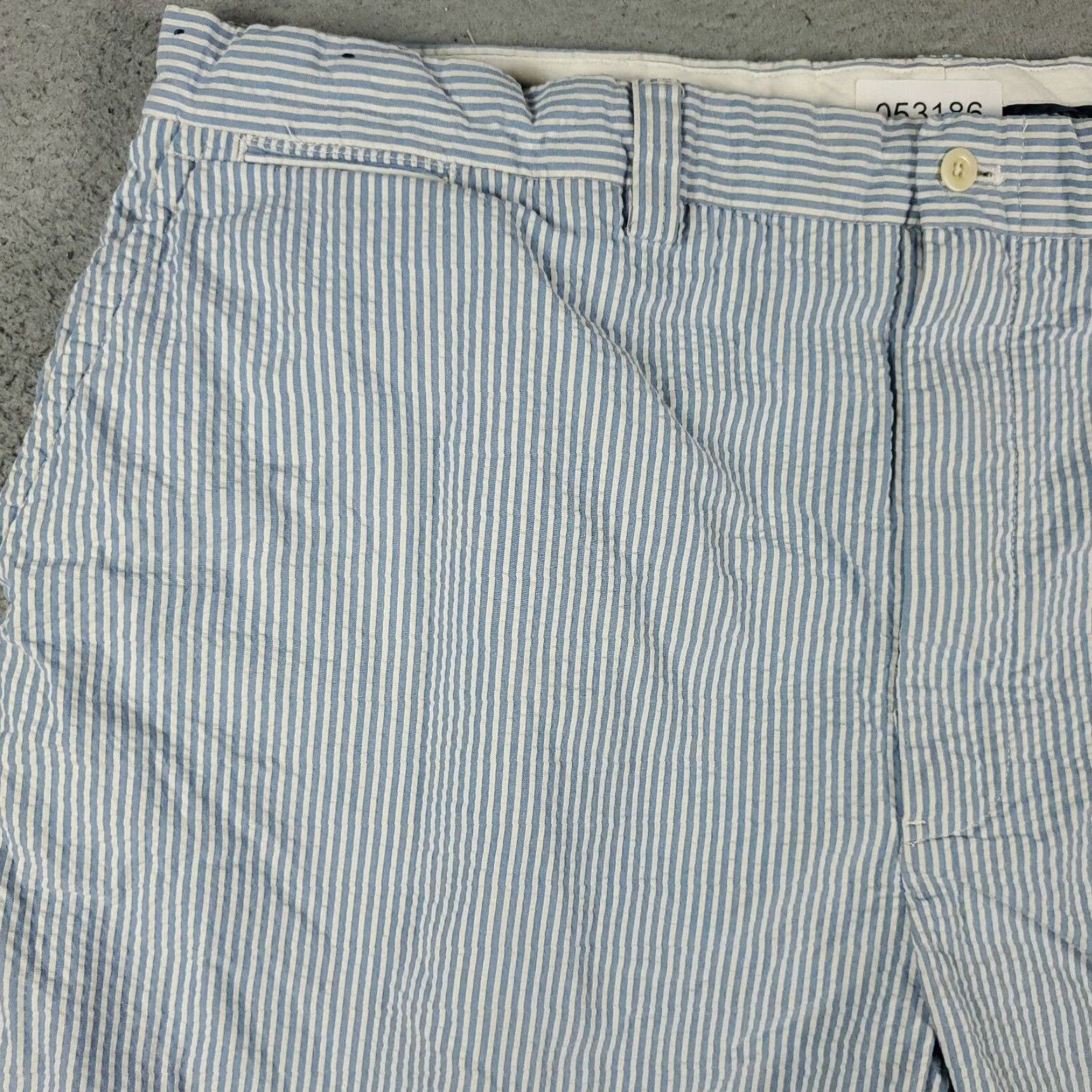 Ralph Lauren Ralph Lauren Chino Shorts Mens Size 42 Blue Striped Flat Front Casual Size US 42 / EU 58 - 2 Thumbnail