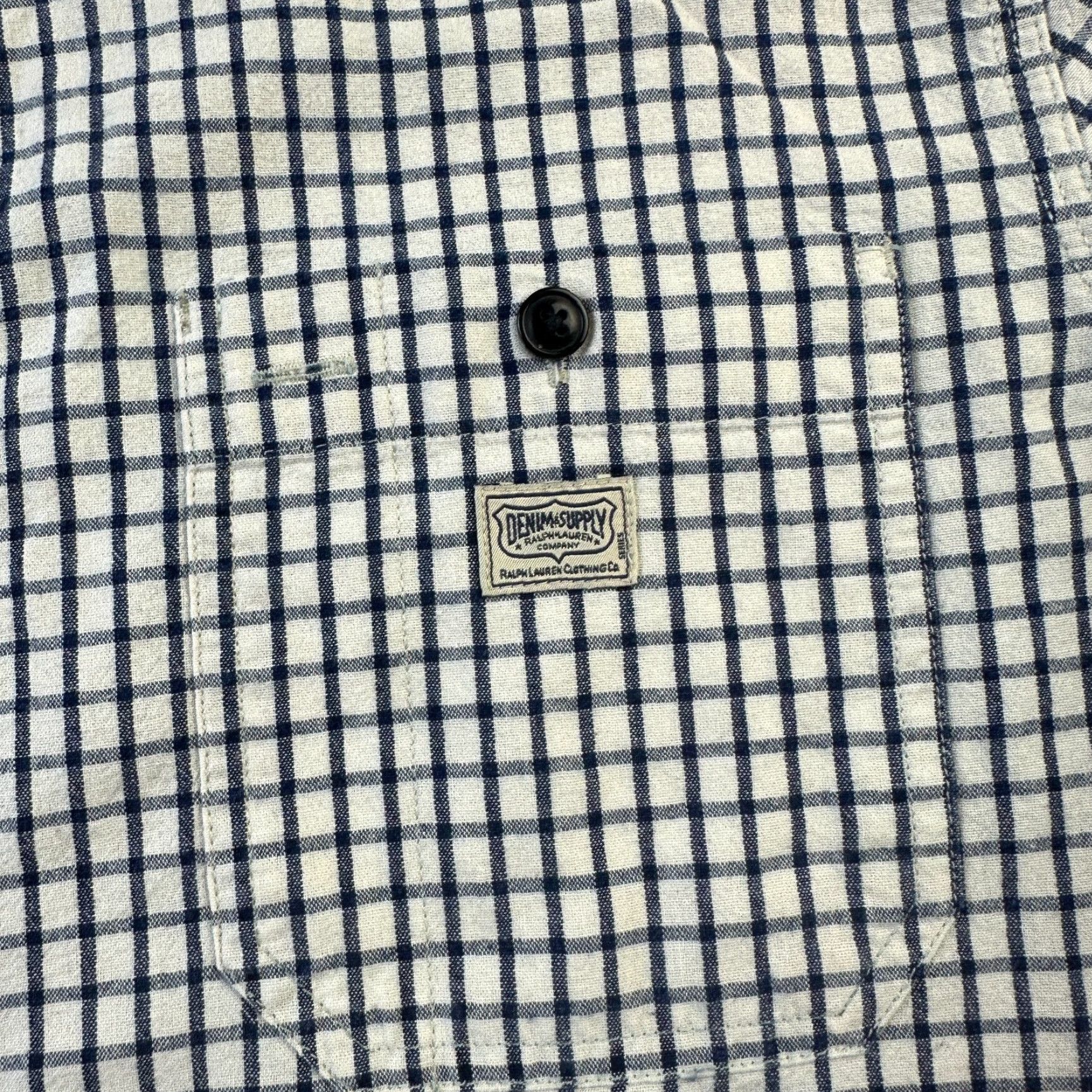 Vintage Denim & Supply Ralph Lauren Shirt Mens XL Blue Double Pocket Worker Frontier Size US XL / EU 56 / 4 - 4 Thumbnail