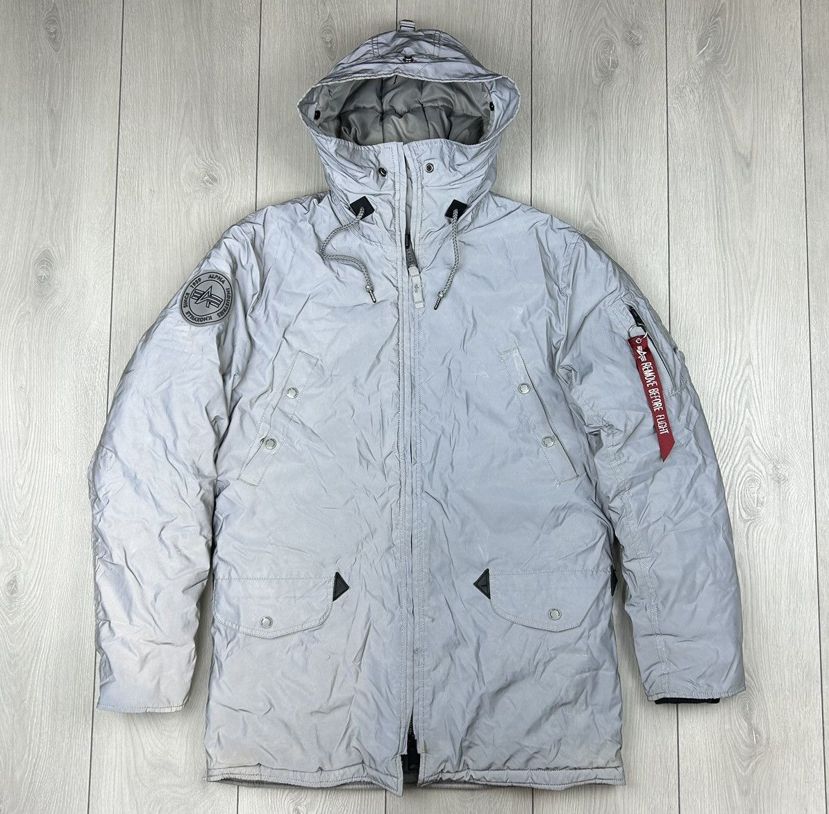 Alpha Industries Alpha Industrial Reflective Parka Jacket size S - M Size US S / EU 44-46 / 1 - 1 Thumbnail