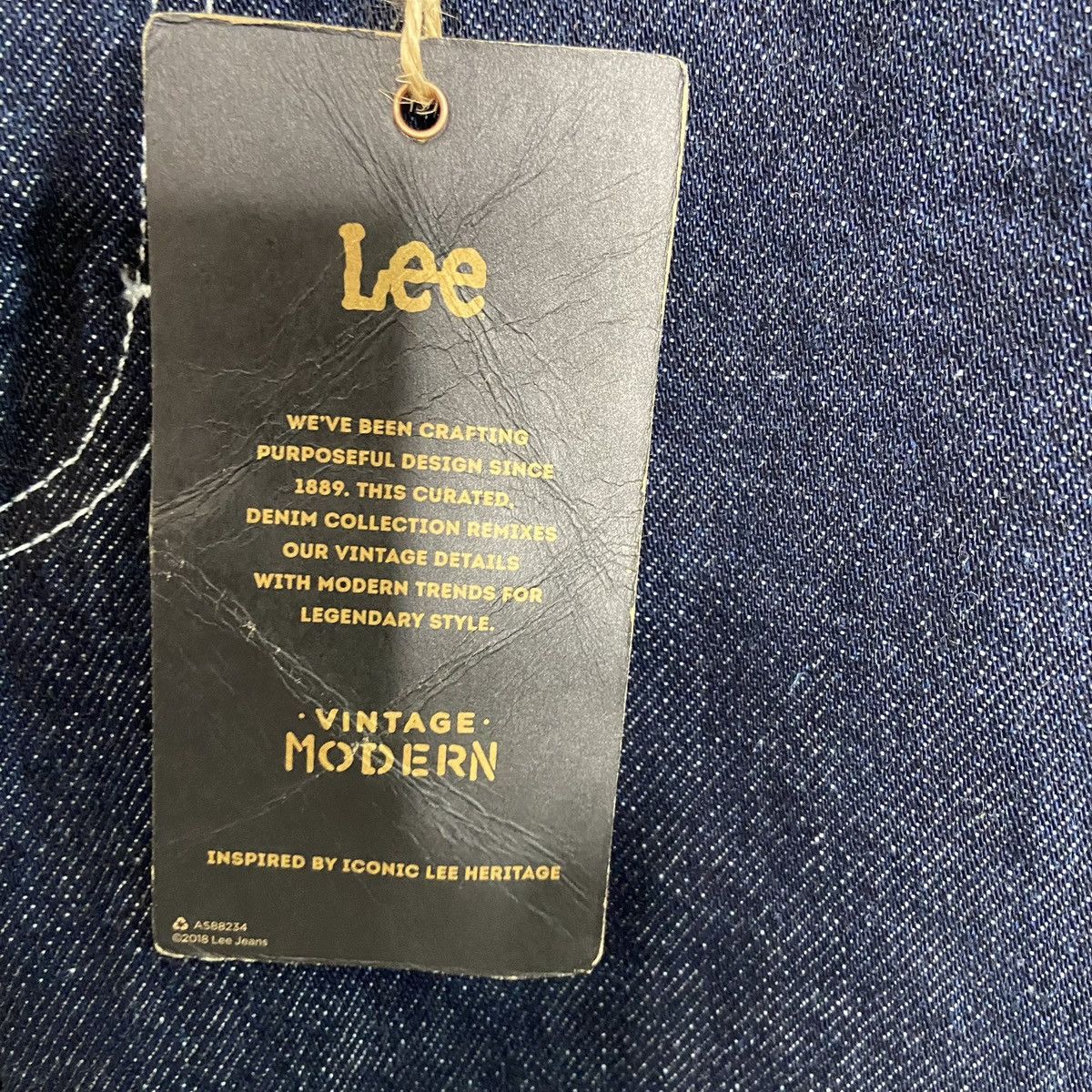 Lee NWT Lee Dark Denim Straight Leg Carpenter Jean Size 24" / US 00 / IT 34 - 9 Thumbnail