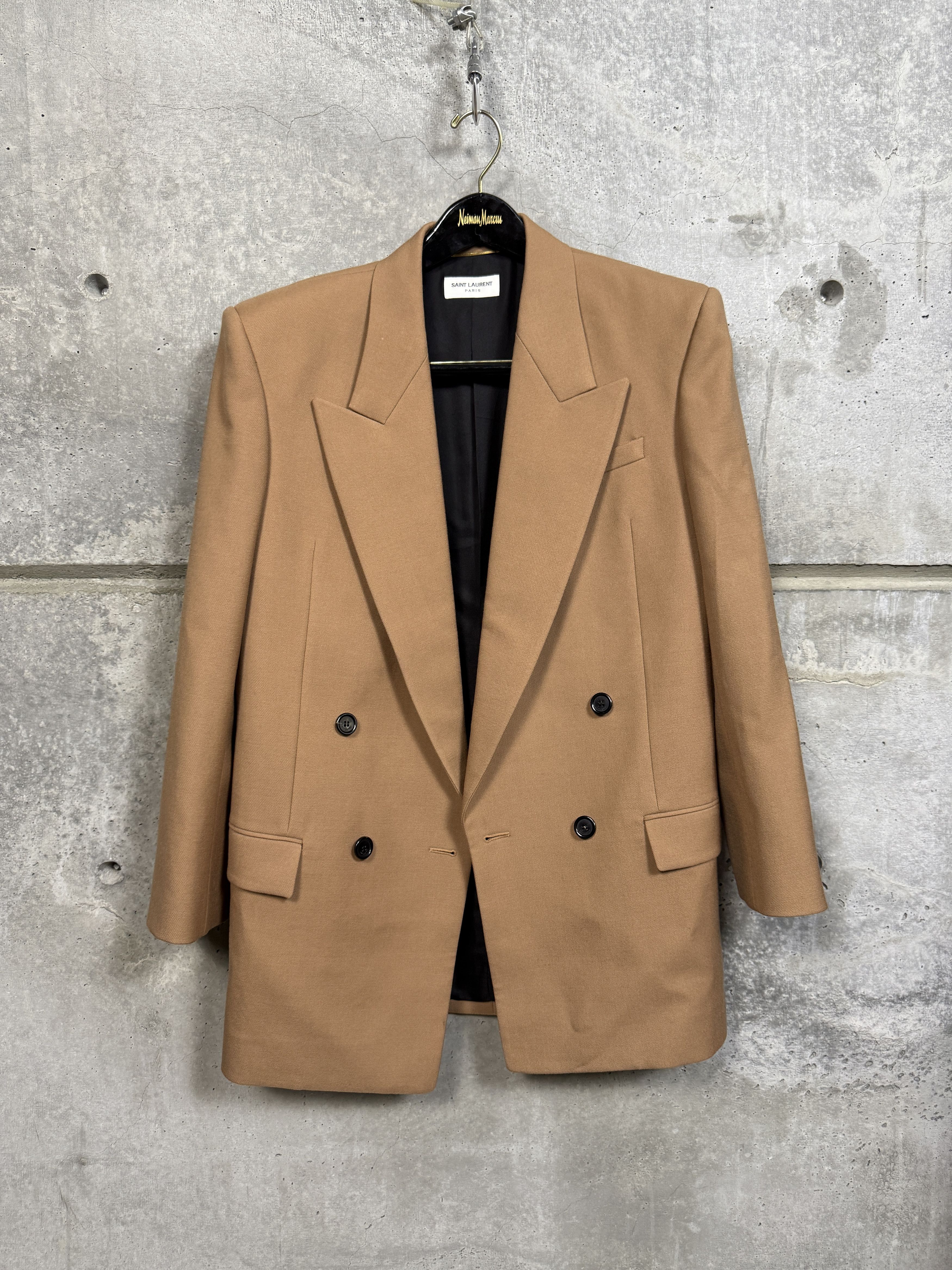 Saint Laurent Paris $3500 Saint Laurent Paris Wool Gabardine Jacket Size M / US 6-8 / IT 42-44 - 4 Thumbnail