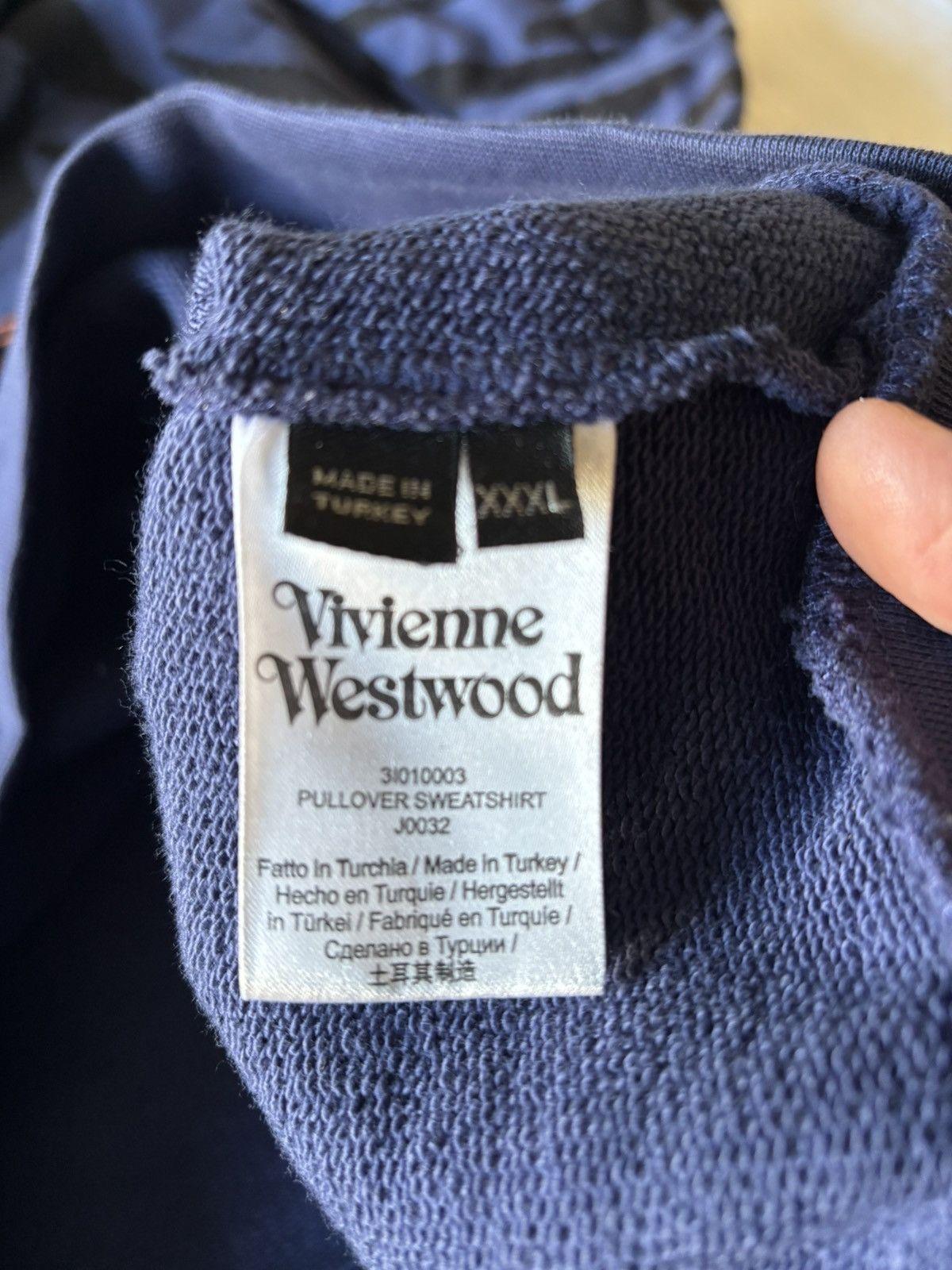 Vivienne Westwood VIVIENNE WESTWOOD OVERSIZED HOODIE Size US XXL / EU 58 / 5 - 10 Thumbnail