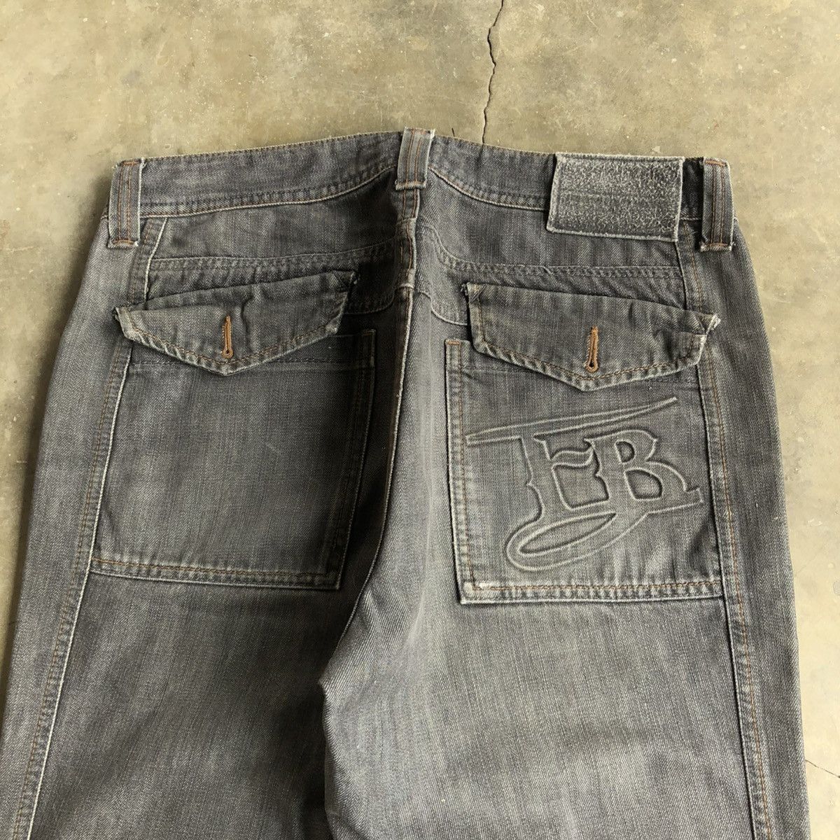 Fubu Vintage Fubu Collection Washed Jeans Pants Charcoal Y2k Size US 34 / EU 50 - 10 Thumbnail