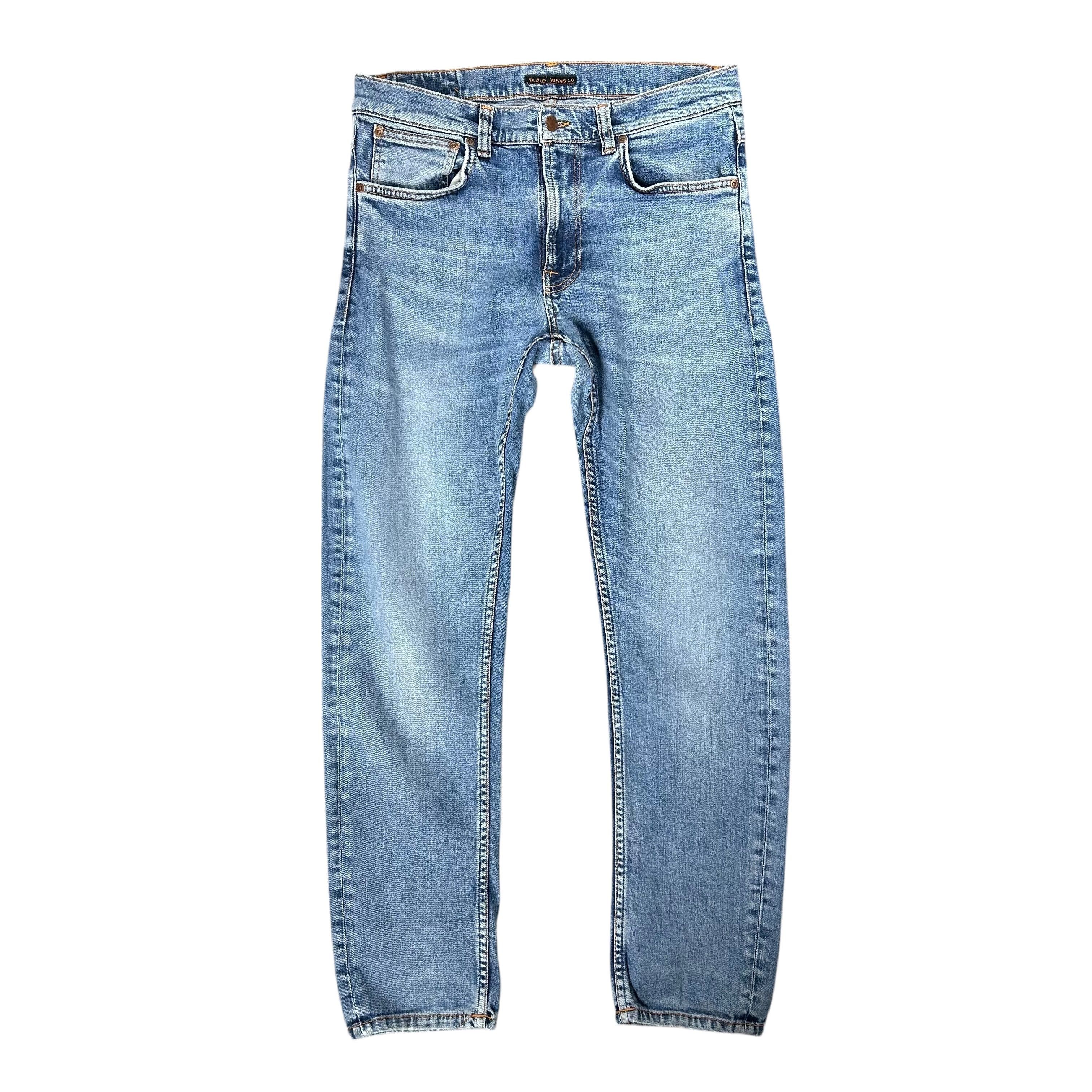Nudie Jeans Nudie Jeans Lean Dean Lost Orange Stretch Denim Size W32L30 Size US 32 / EU 48 - 1 Thumbnail