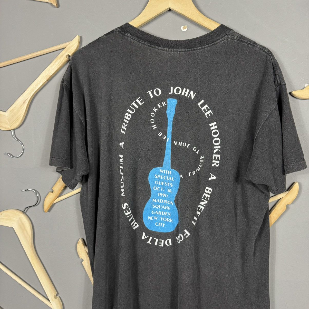 Band Tees × Vintage Vintage 1990 John Lee Hooker Delta Blues Band T-shirt Size US XL / EU 56 / 4 - 8 Thumbnail