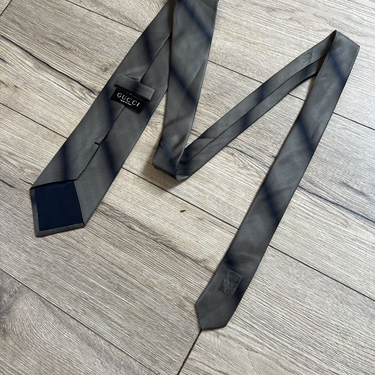 Gucci Vintage Gucci Tie Silk 100% Size ONE SIZE - 7 Thumbnail
