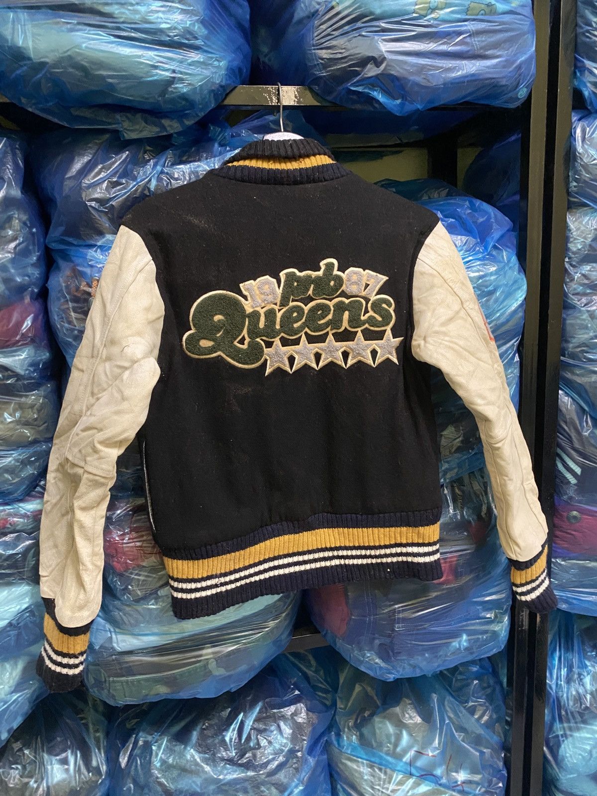 Other VINTAGE PNB QUEEN VARSITY LEATHER JACKET Size S / US 4 / IT 40 - 7 Thumbnail
