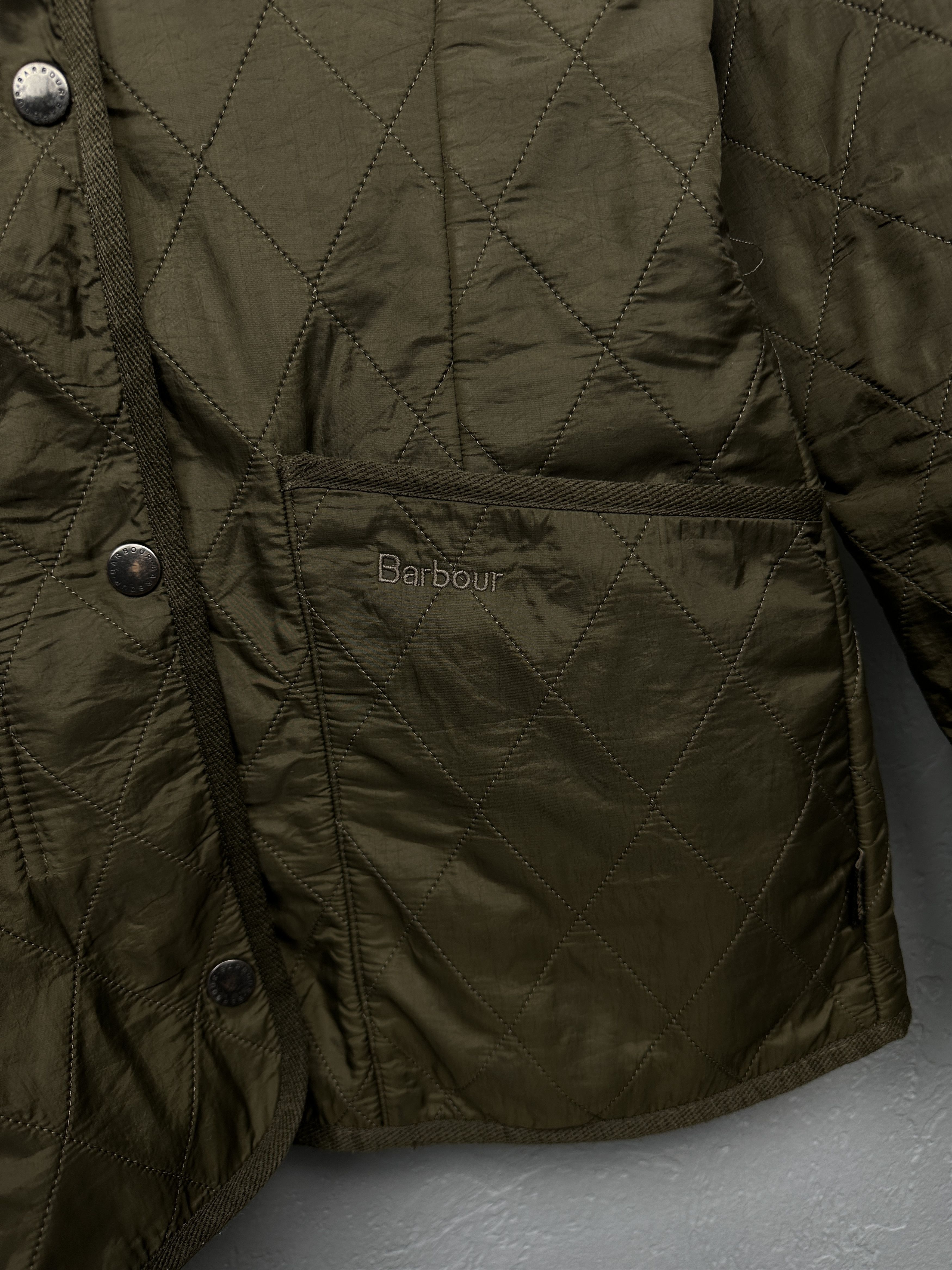 Barbour × Vintage Barbour Womens Vintage Polarquilt Quilted Jacket Size M / US 6-8 / IT 42-44 - 3 Thumbnail