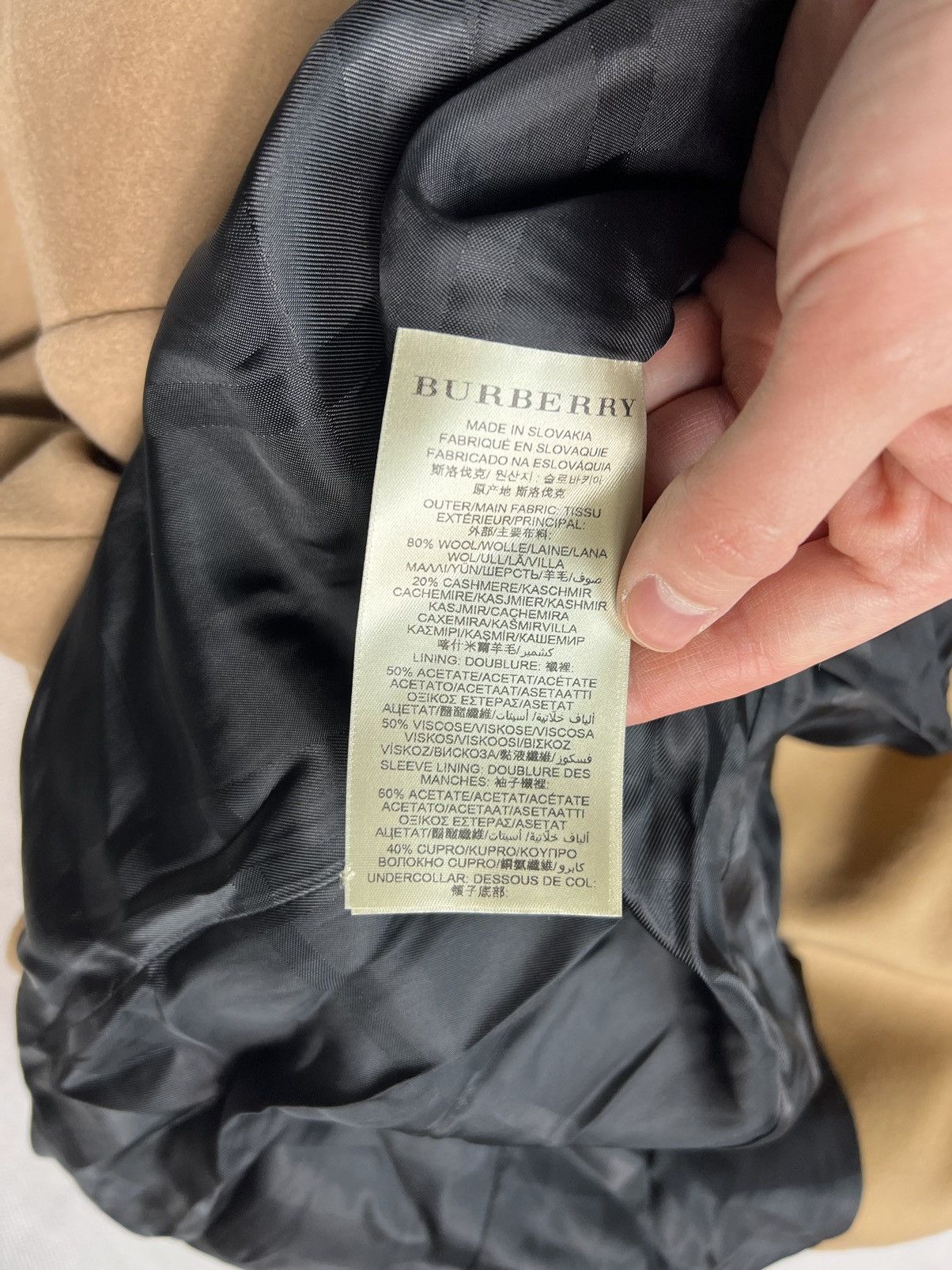 Burberry Coat Burberry England Cashmere / Wool New Collection Women Size M / US 6-8 / IT 42-44 - 5 Thumbnail