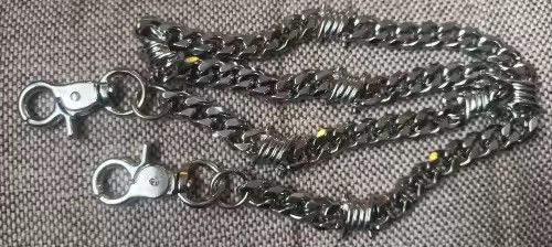 Jewelry Barb Wire Wallet Chain Size ONE SIZE - 8 Thumbnail