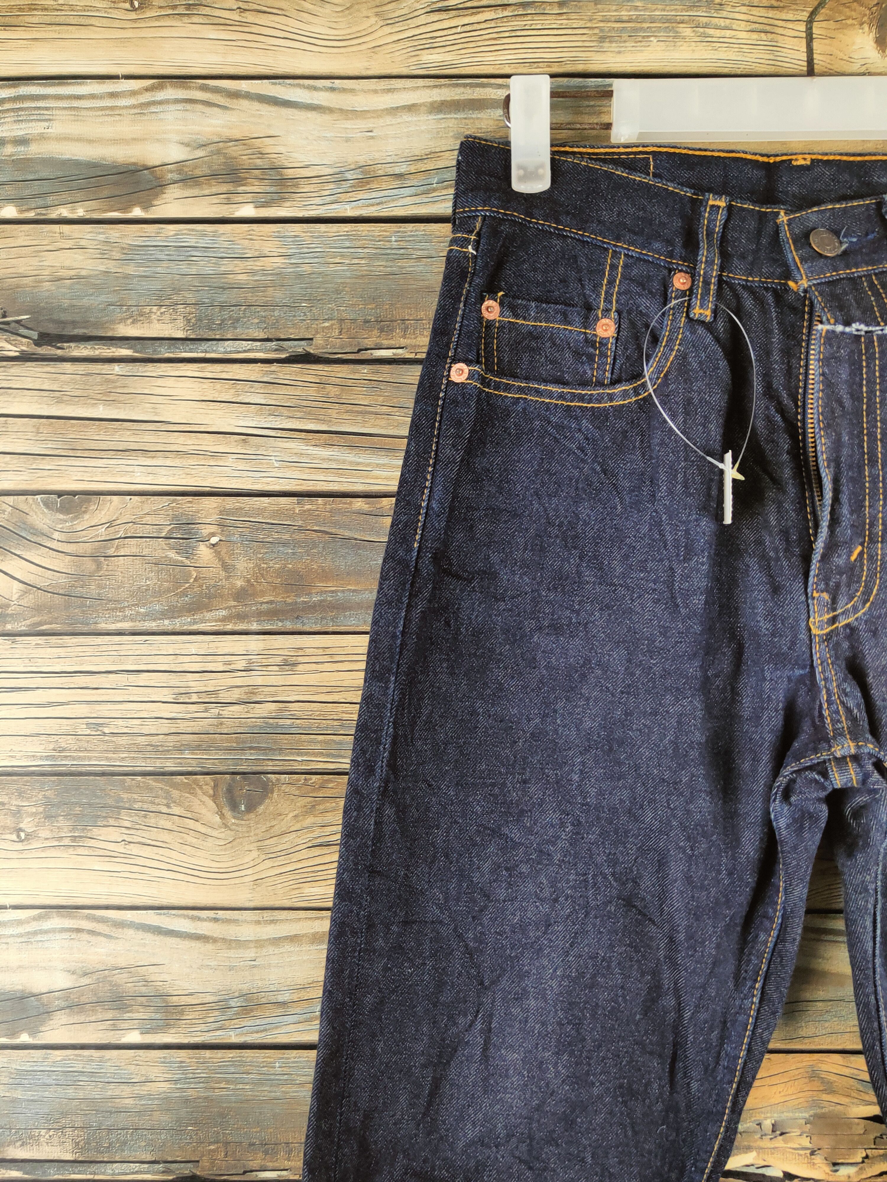 Levi's Levi's Dark Blue Distressed Ripped Jeans #S2814 Size US 27 - 3 Thumbnail