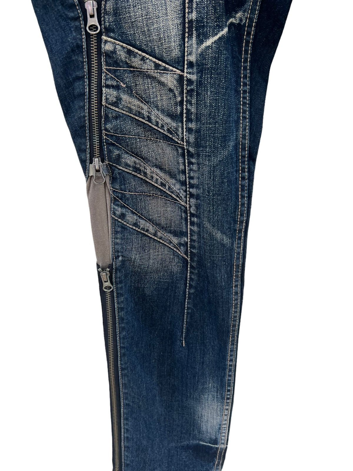 PPFM Vintage PPFM Bondage Denim Parachute Cargo Jeans Size US 32 / EU 48 - 8 Thumbnail