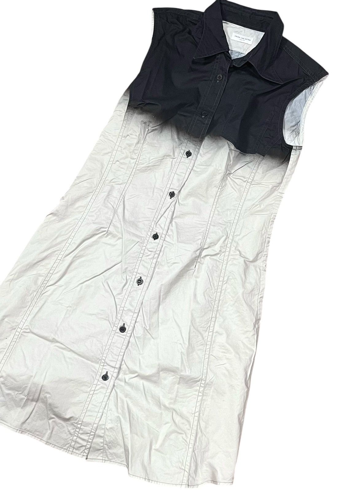 Dries Van Noten Vintage dries van noten two tone gradient sleeveless shirt Size US S / EU 44-46 / 1 - 2 Thumbnail