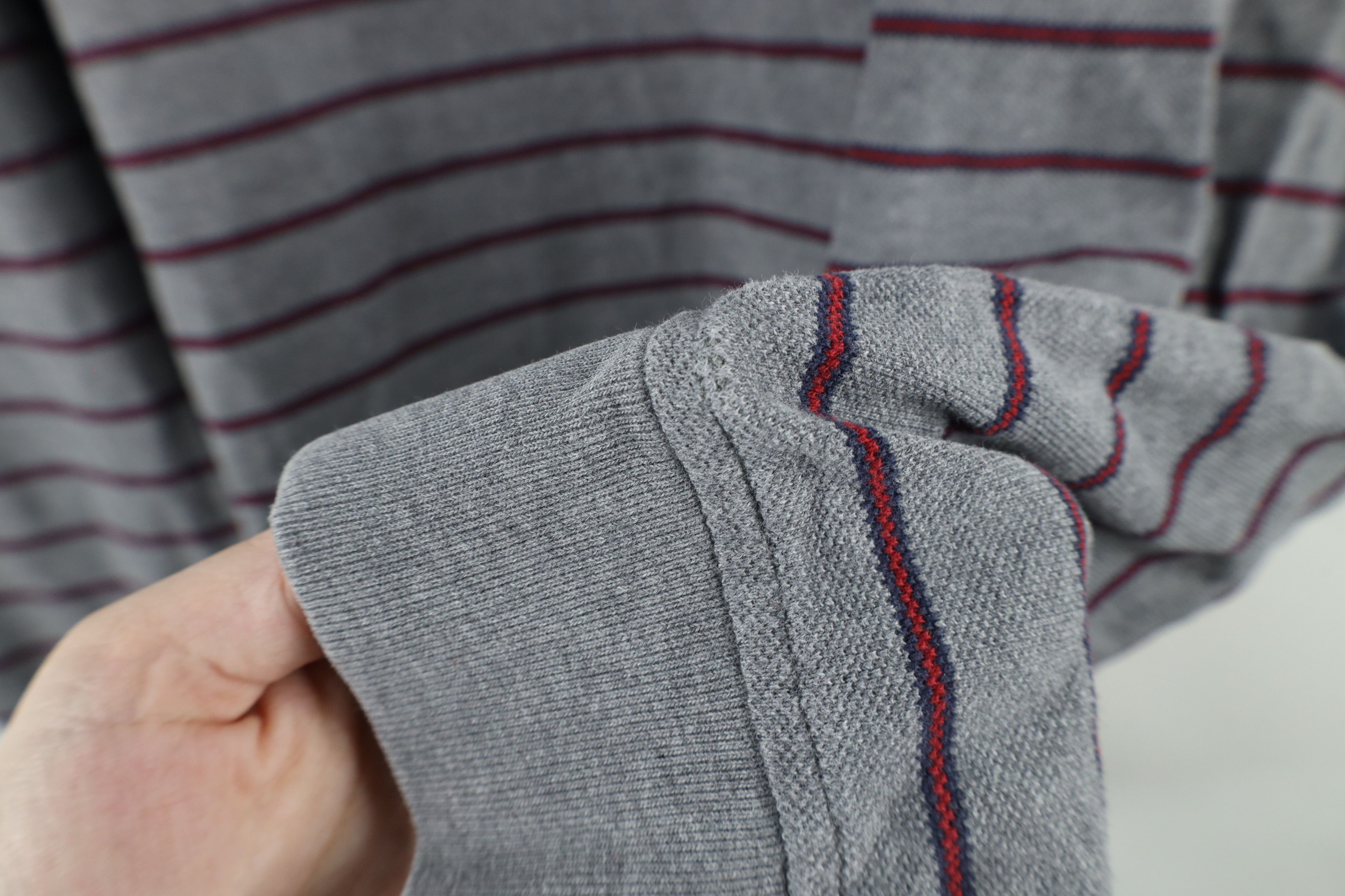 Tommy Hilfiger × Vintage Vintage 90s Tommy Hilfiger Striped Long Sleeve Rugby Polo Size US XXL / EU 58 / 5 - 8 Thumbnail