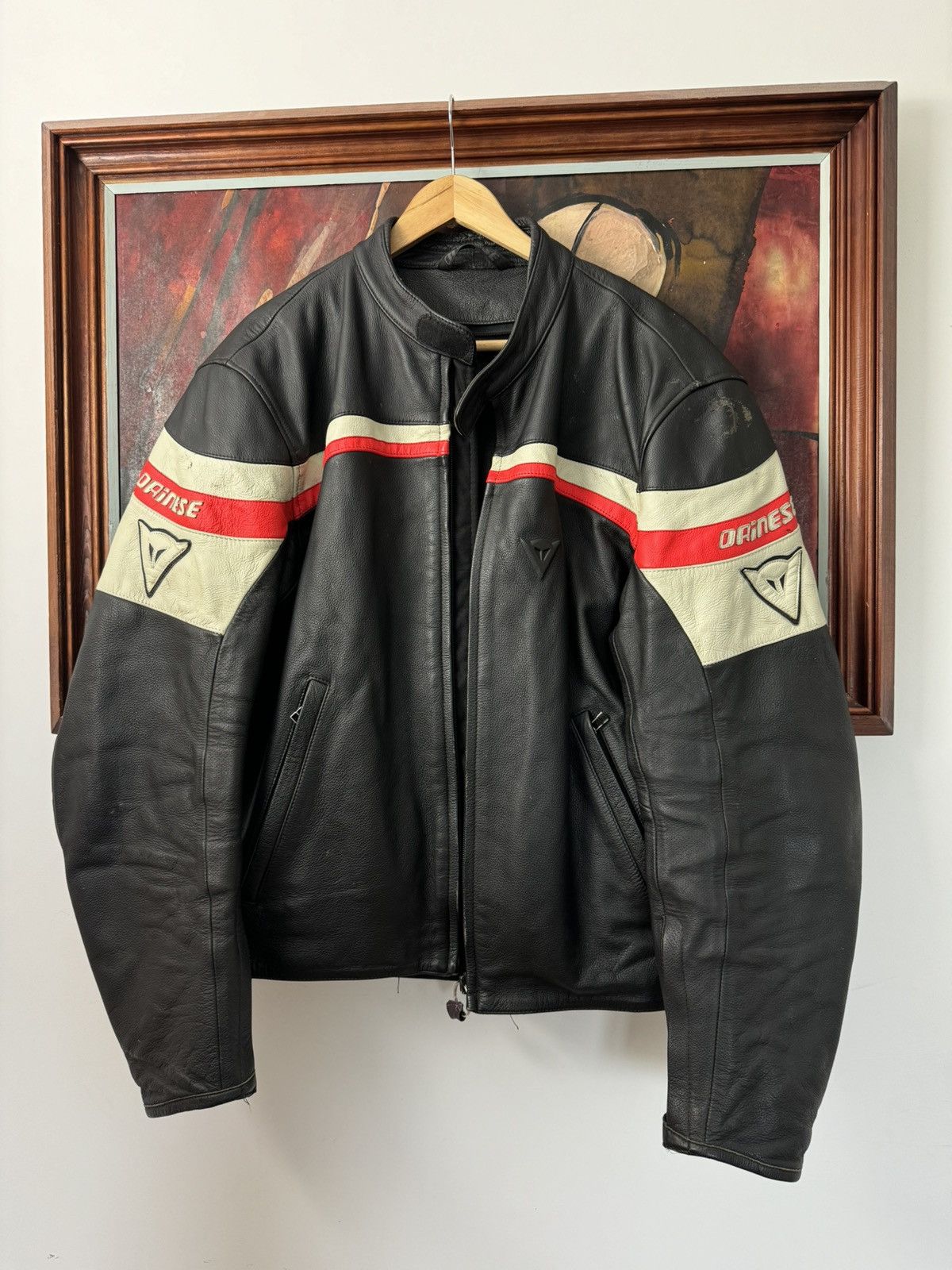 Dainese Vintage Dainese Leather Biker Moto Racing Jacket Streetwear Size US L / EU 52-54 / 3 - 3 Thumbnail