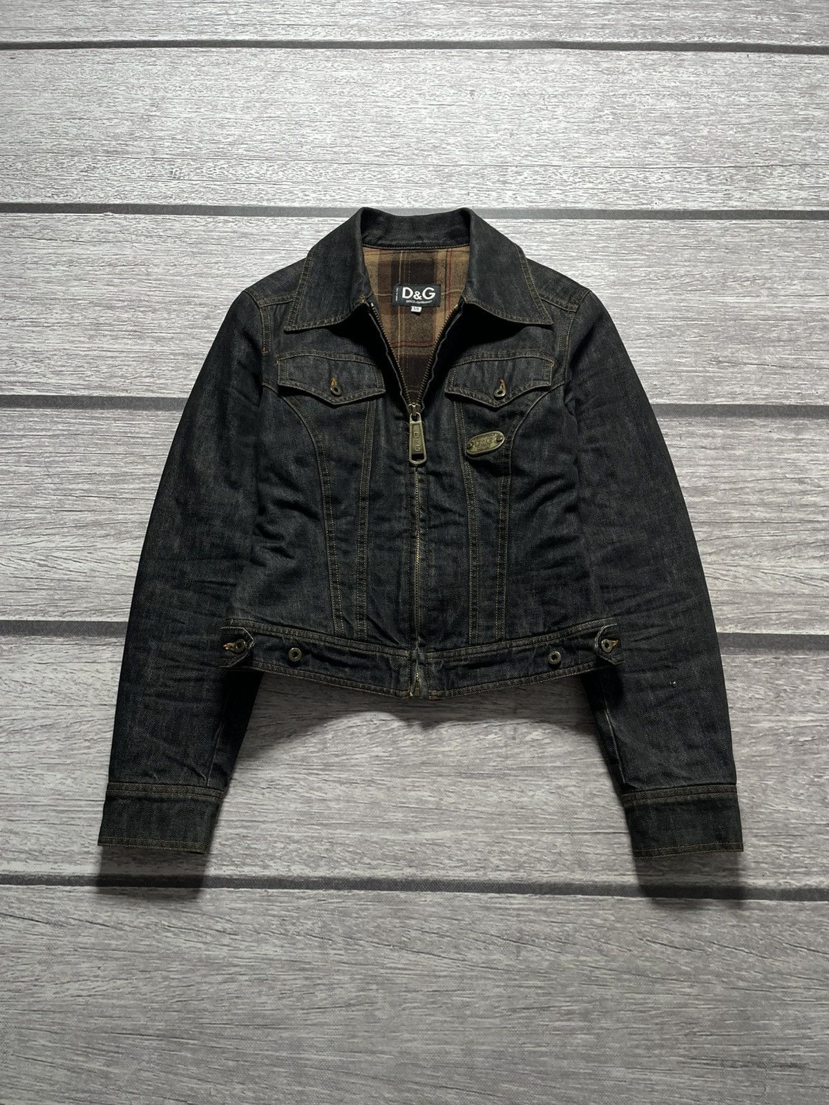 Dolce & Gabbana Dolce & Gabbana Vintage Archive Metal Logo Zip