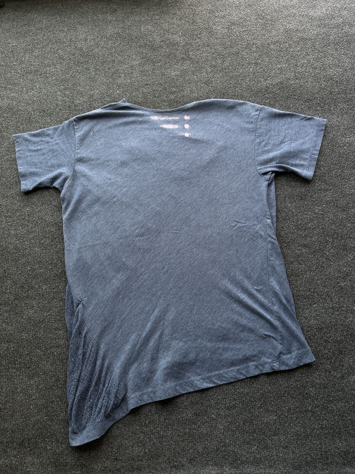 Other OPIUM 🚨 RAQUEL ALLEGRA BASIC LINE BLUE OPIUM DISTRESSED TEE Size M / US 6-8 / IT 42-44 - 11 Thumbnail