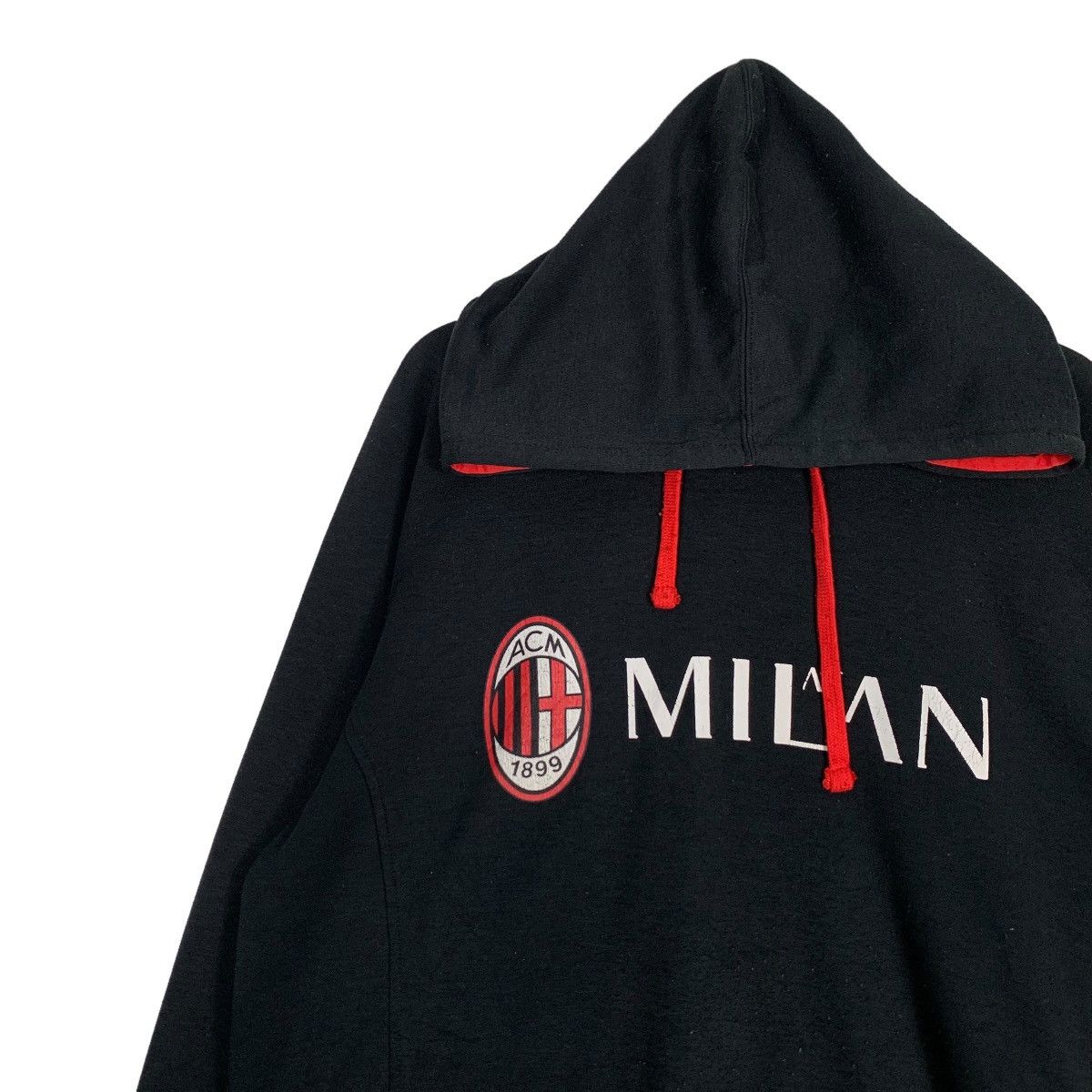 Vintage AC MILAN Big Logo Pullover Hoodies Size 4L #0592-C28 Size US XL / EU 56 / 4 - 4 Thumbnail