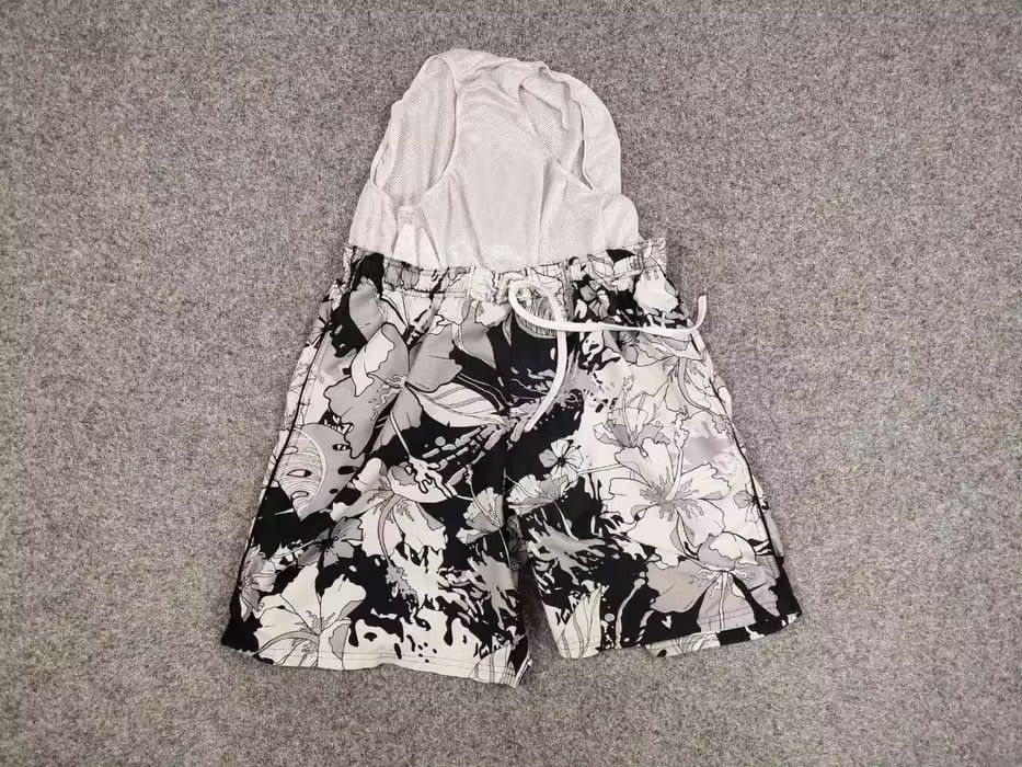 Nike Vintage 90's Nike Casual Polyester Multi logo Flowers Shorts Size US 36 / EU 52 - 6 Thumbnail