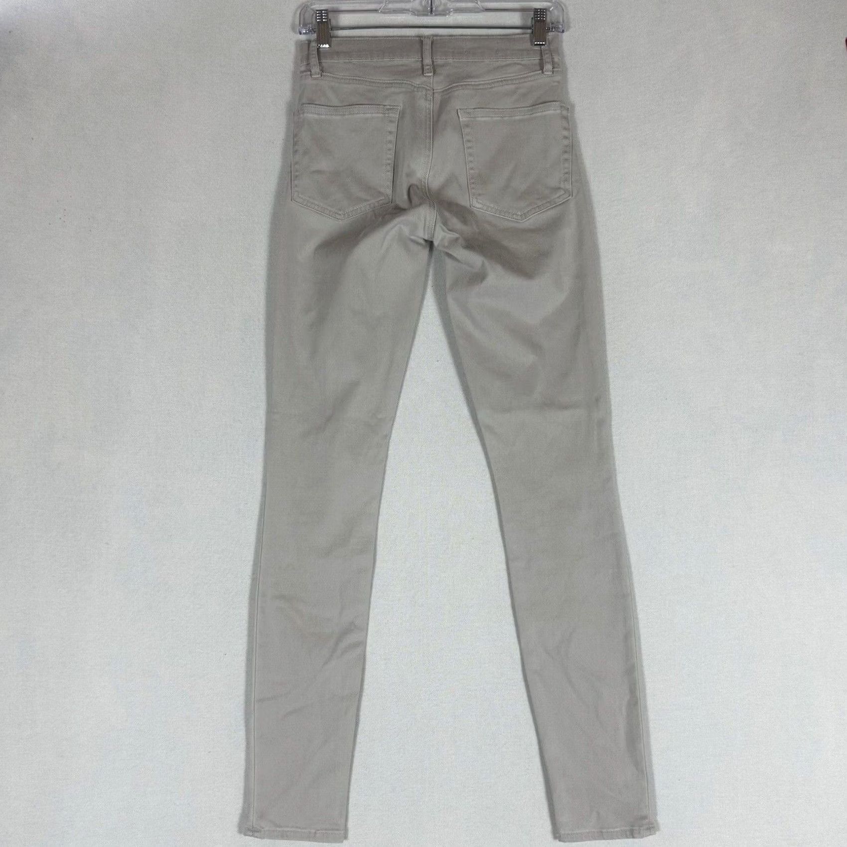 Gap GAP 1969 High Rise Skinny Jeans Womens 26 Stretch Light Gray Denim Shirt? Size 26" / US 2 / IT 38 - 6 Thumbnail