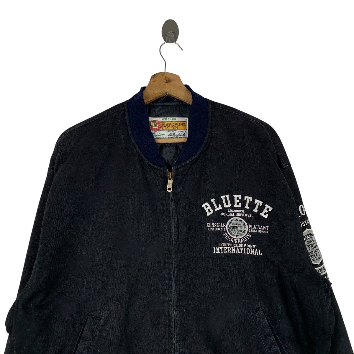 Japanese Brand BLUETTE GRANDEUR Japanese Brand Sportswear Varsity Jacket Size US L / EU 52-54 / 3 - 4 Thumbnail