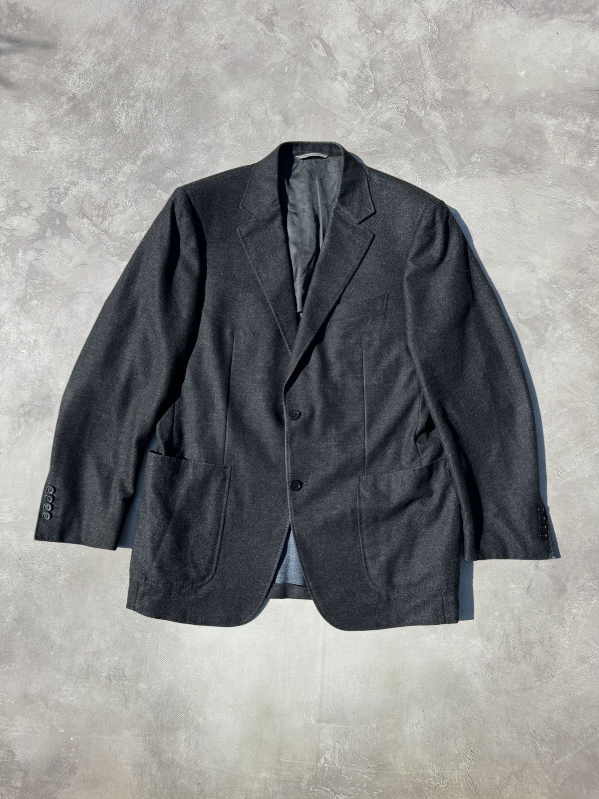 Canali Vintage Canali Black Wool Blazer size 52R Size 52R - 1 Thumbnail