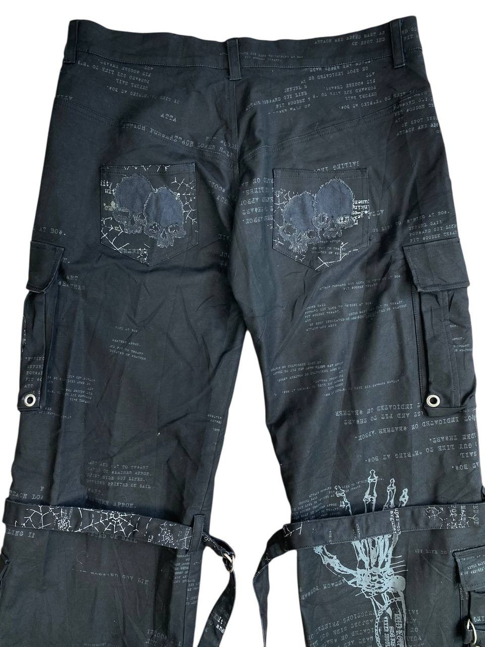 Japanese Brand Y2K H.Anachy Punk Bondage Pants Size US 34 / EU 50 - 15 Thumbnail