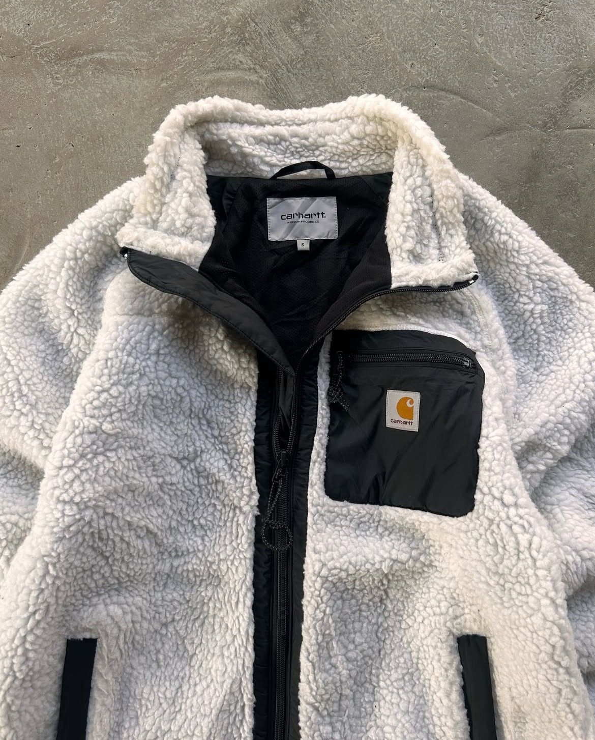 Carhartt × Carhartt Wip × Vintage Carhartt WIP Fleece Jacket Sherpa Zip-Up (S) Size US S / EU 44-46 / 1 - 5 Thumbnail