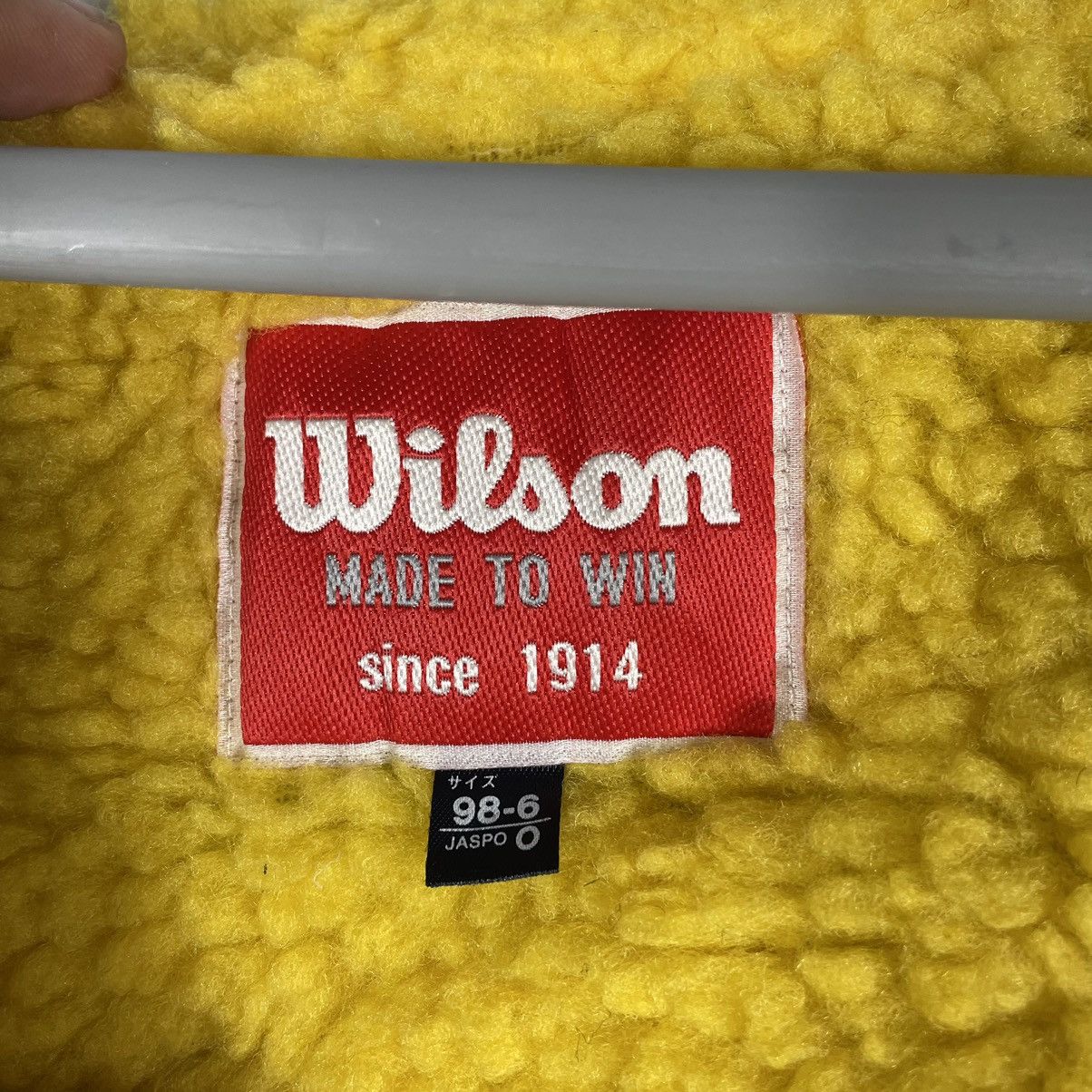 Vintage × Wilson 🔥Rare🔥Wilson Big Spellout Snap Buttons Coach Light Jacket Size US L / EU 52-54 / 3 - 16 Thumbnail