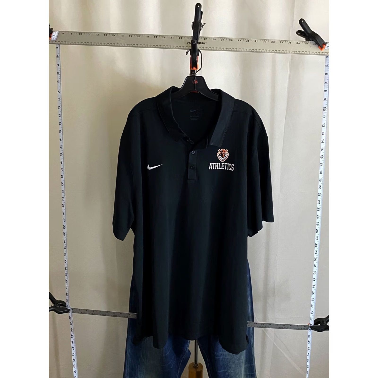 Nike Nike Polo Shirt Mens 3XL Sharp Poly POLO Shirt Chapparal Athletics Size US XXL / EU 58 / 5 - 2 Thumbnail