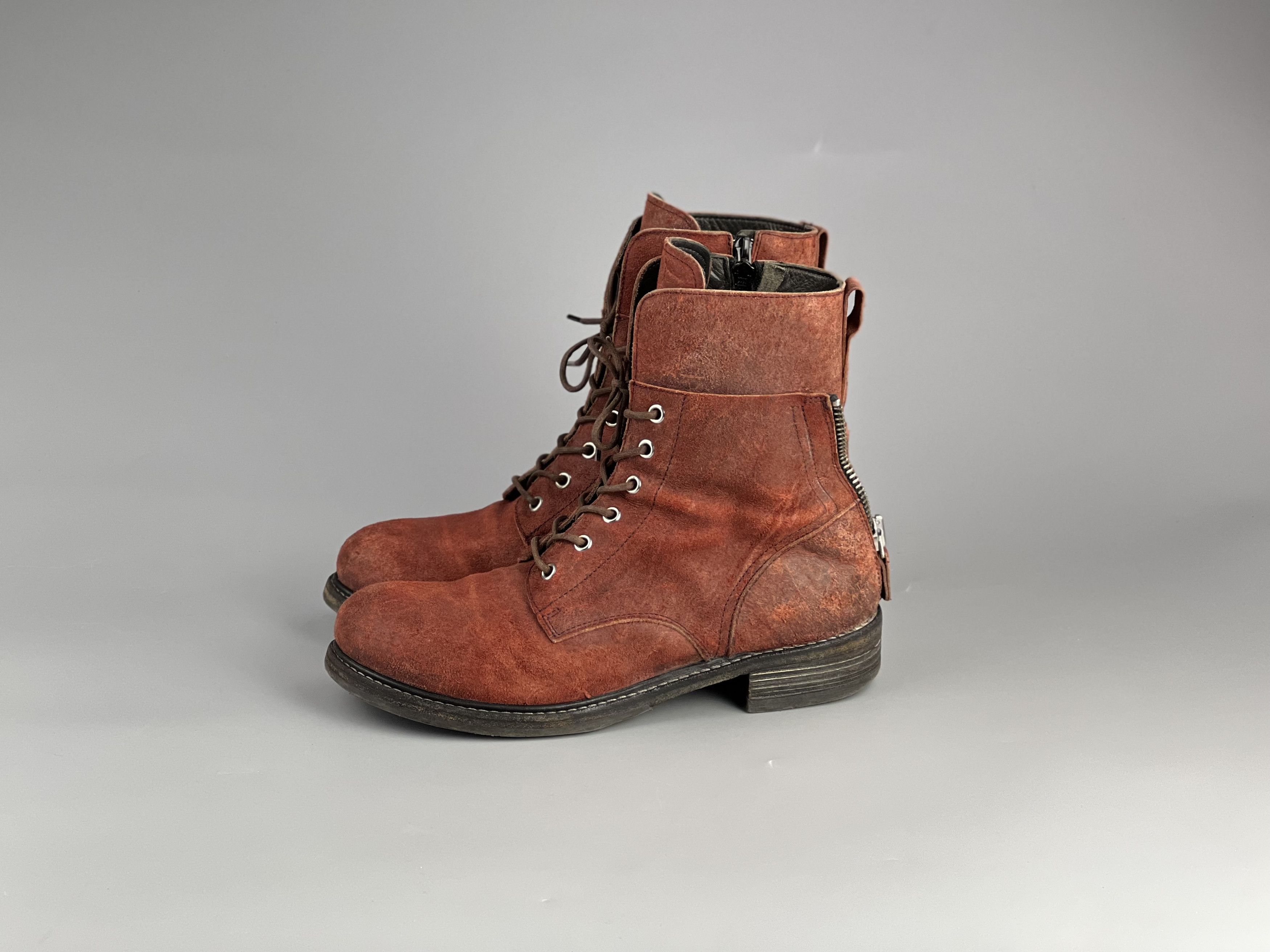 MoMA Moma Women's Leather Ankle Boots Lace Up Zip Size EU40 US9 Size US 9 / IT 39 - 2 Thumbnail