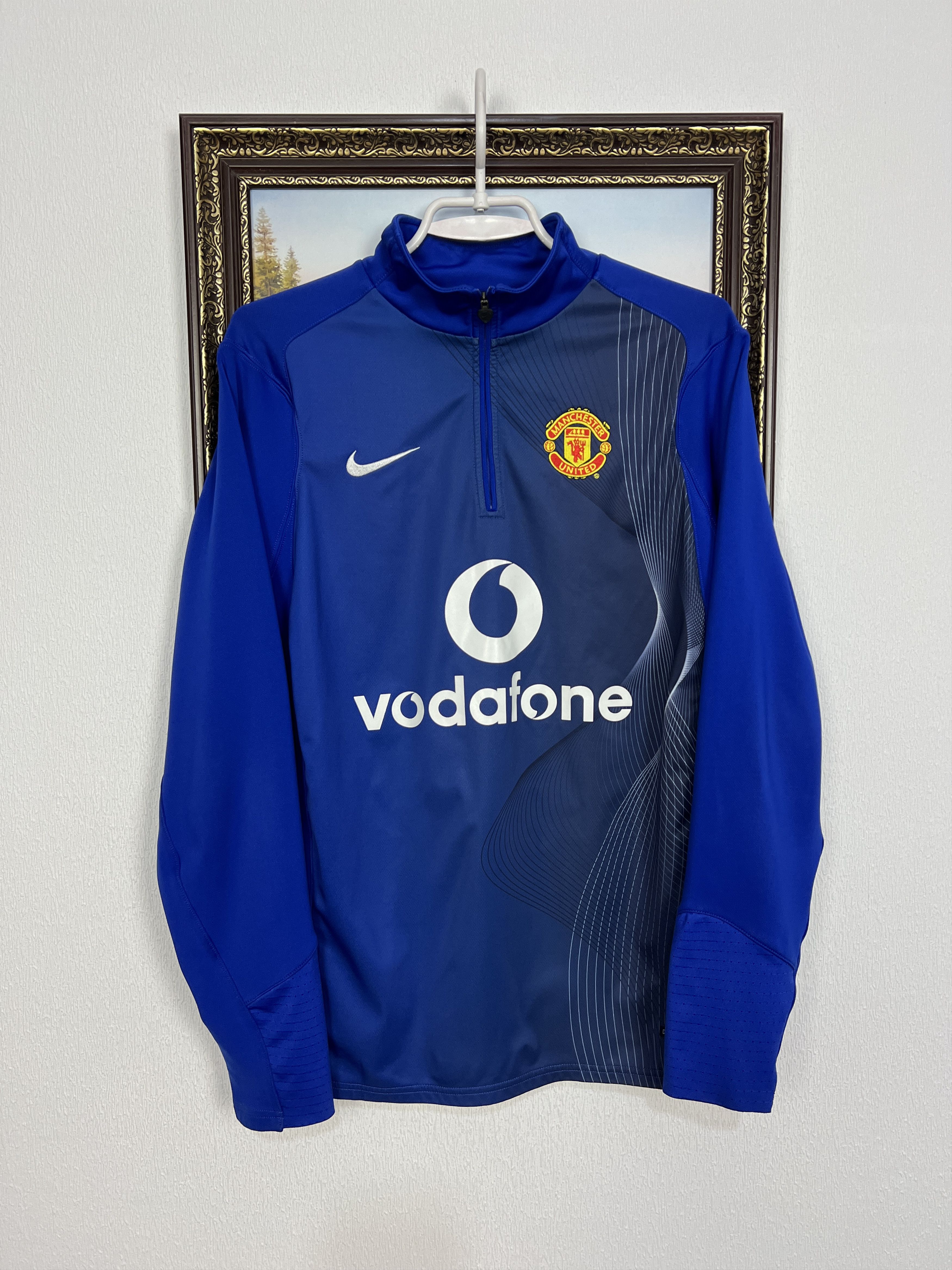 Nike × Vintage Manchester United vintage training sweatshirt blue