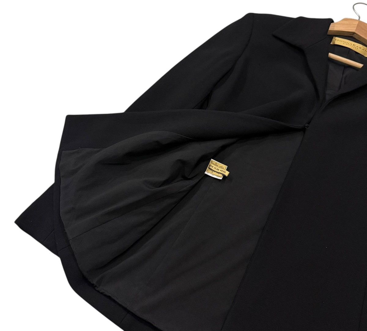 Vintage Donna Karan Signature Wool Rayon Hook Button Jacket