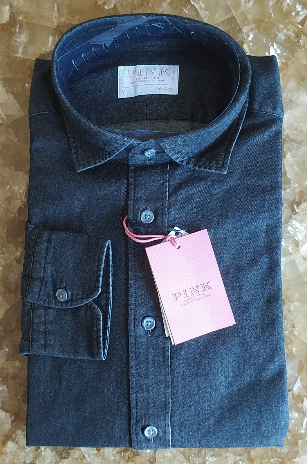 Thomas Pink Thomas Pink Casual Indigo Twill Shirt Free Shipping T/5 Size US M / EU 48-50 / 2 - 1 Thumbnail