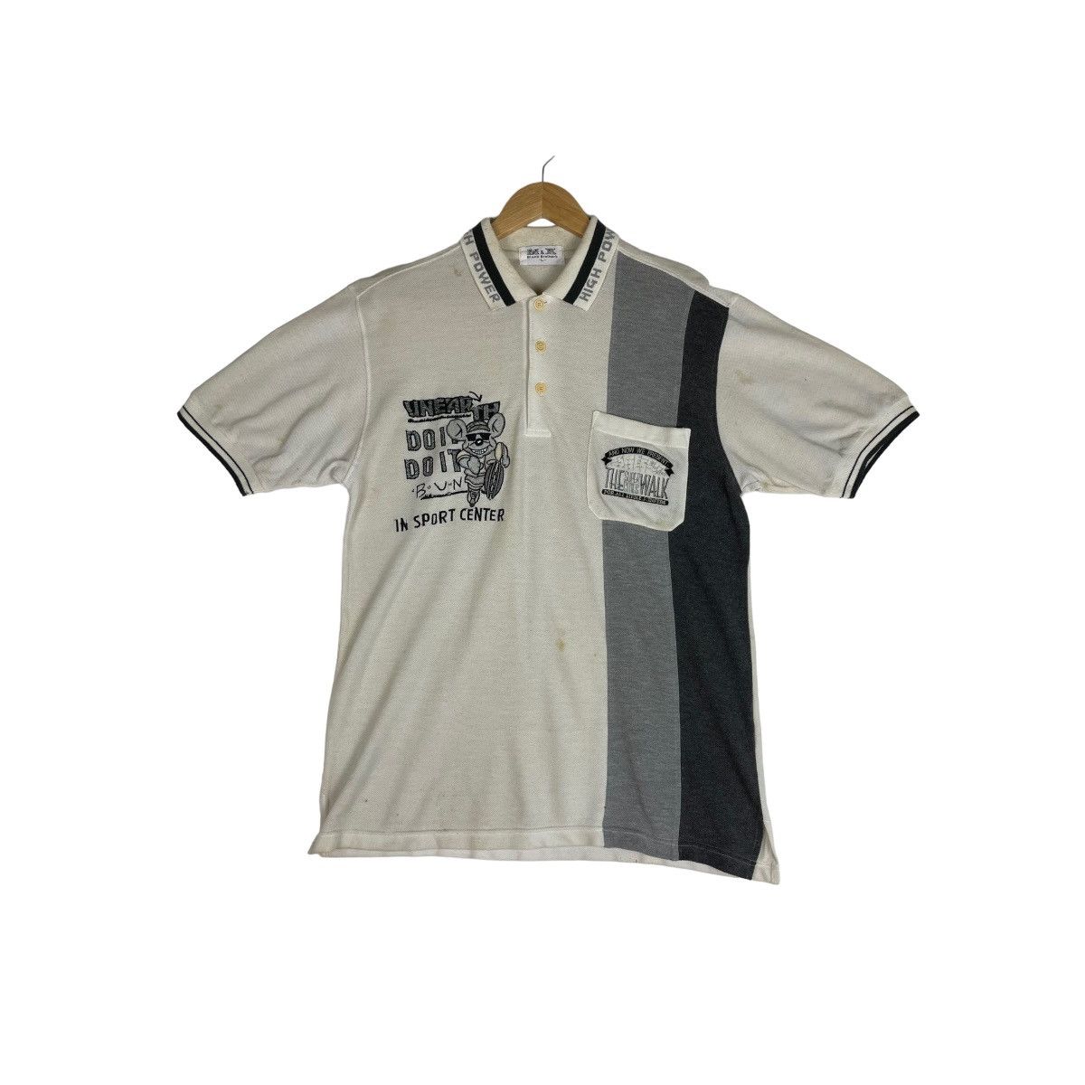 Japanese Brand 🔥LAST PRICE🔥 Vintage M&X Black Brother Polo Shirt Size US L / EU 52-54 / 3 - 1 Thumbnail