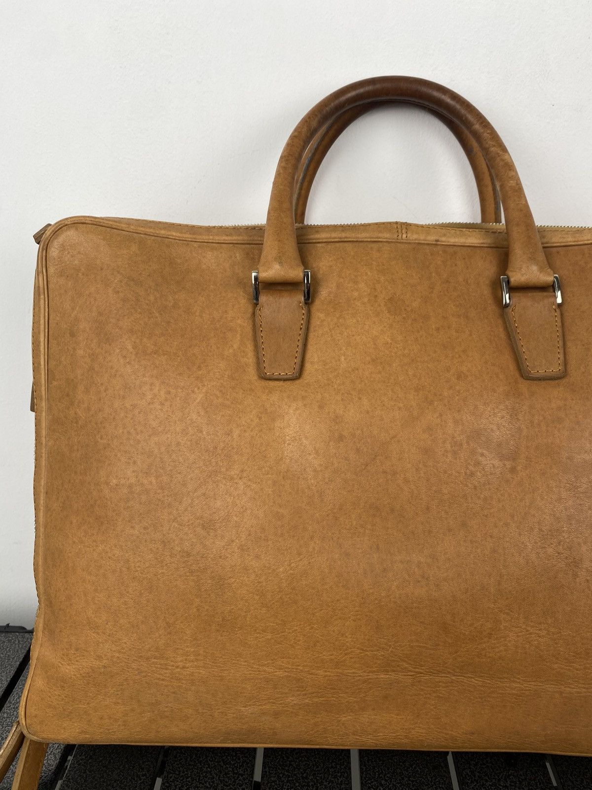 Porter 2000's Porter Patina Leather Briefcase Bag Size ONE SIZE - 13 Thumbnail