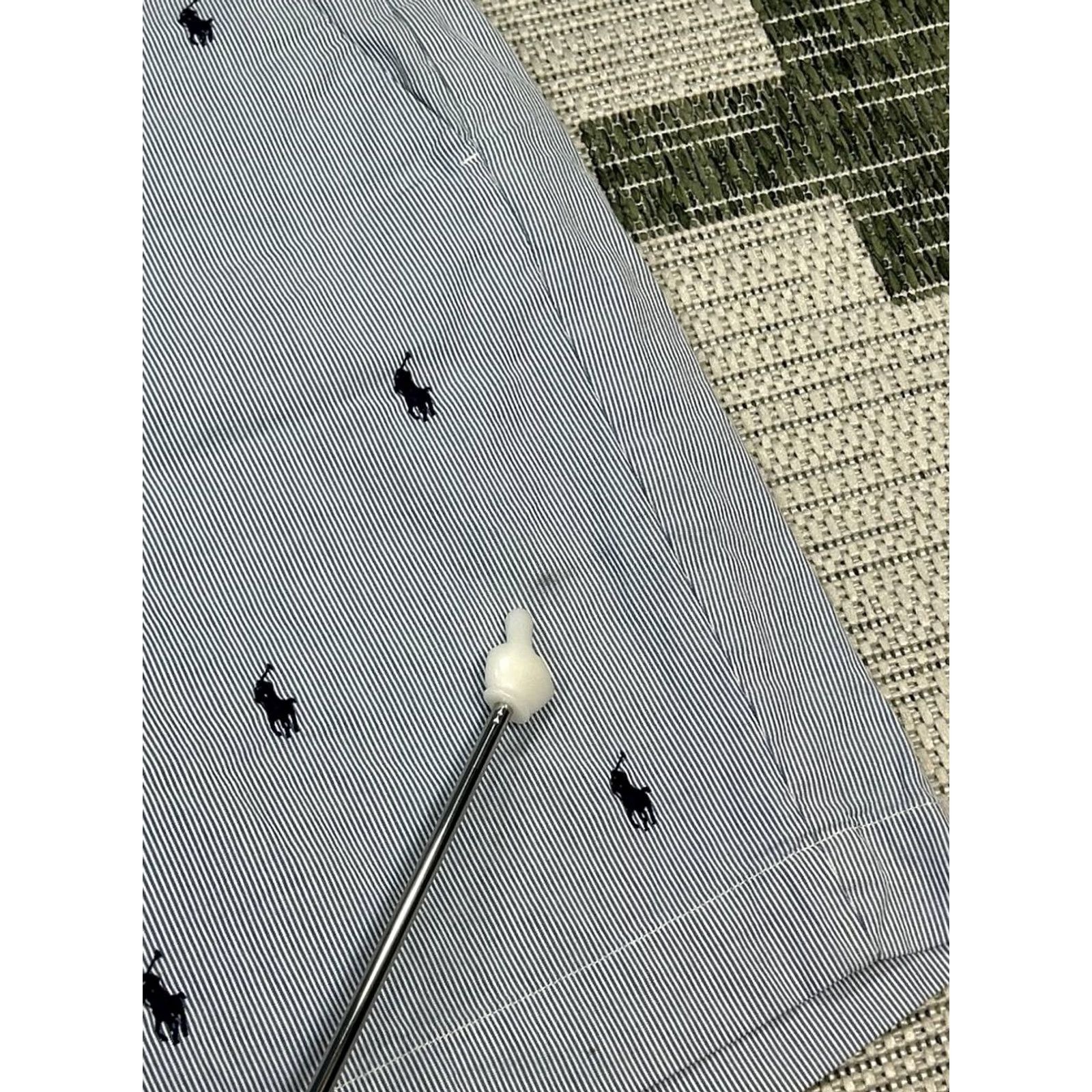 Polo Ralph Lauren Polo Ralph Lauren Chino Shorts Men 34 Gray Striped Fit All Over Pony Logo Cotton Size US S / EU 44-46 / 1 - 4 Thumbnail