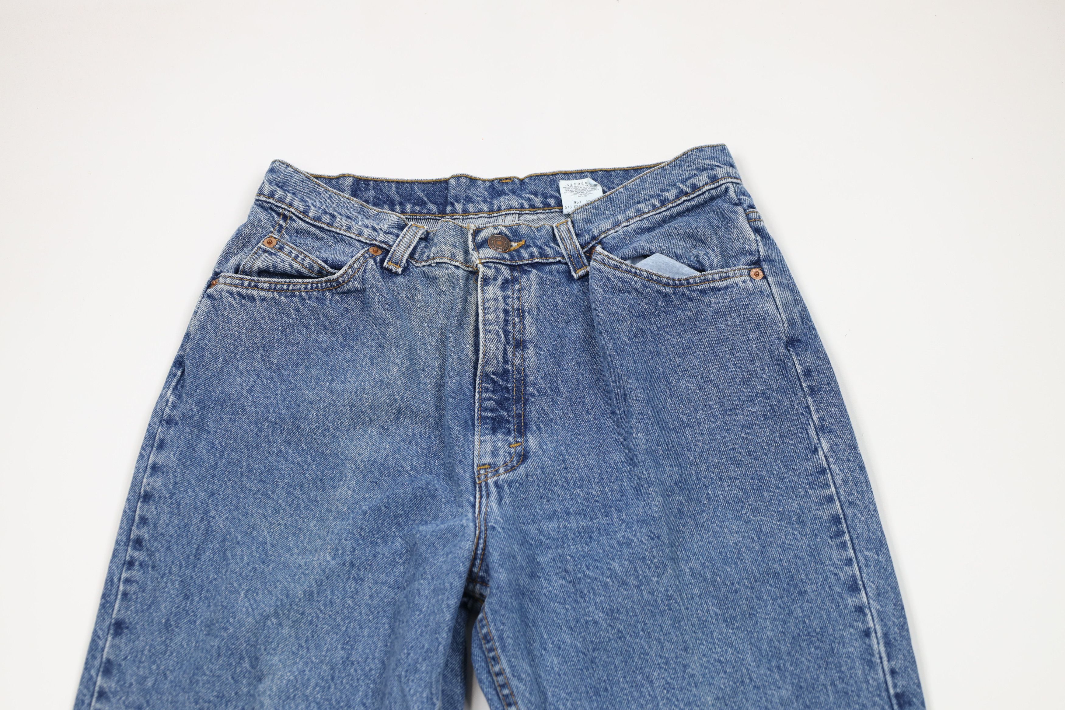 Levi's × Vintage Vintage 90s Levis 912 Orange Tab Denim Jeans Blue USA Size 34" / US 12 / IT 48 - 2 Thumbnail