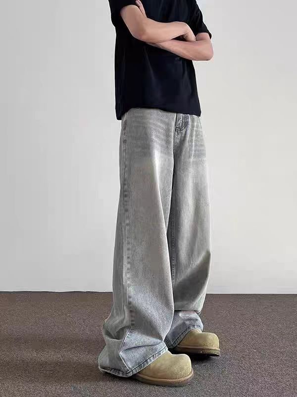 Japanese Brand × Jean Vintage High Street Gray Street Casual Jeans Size US 32 / EU 48 - 1 Thumbnail