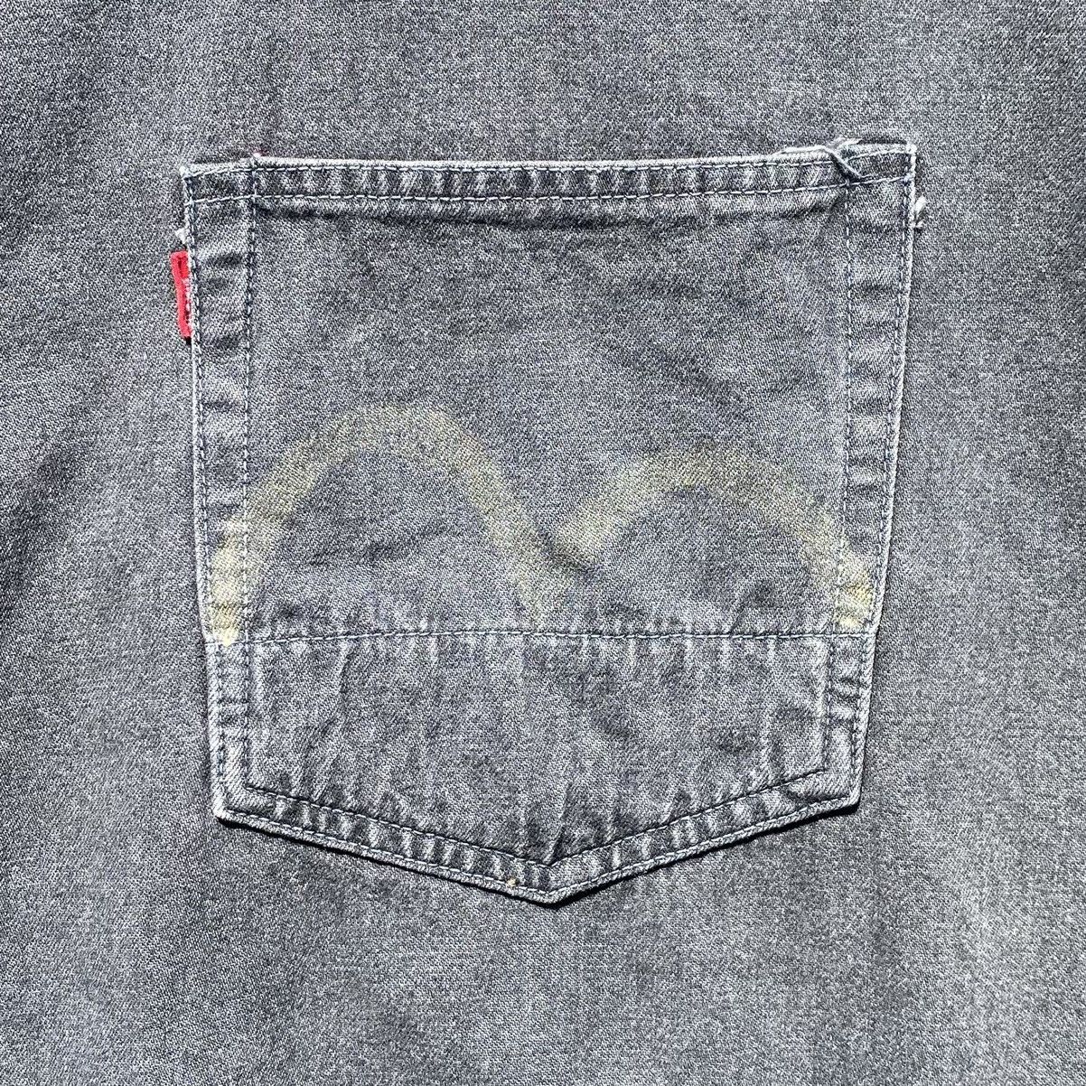 Evisu Rare! 90s EVIS Pocket Sweatshirt Evisu Japanese Denim Brand Size US S / EU 44-46 / 1 - 9 Thumbnail