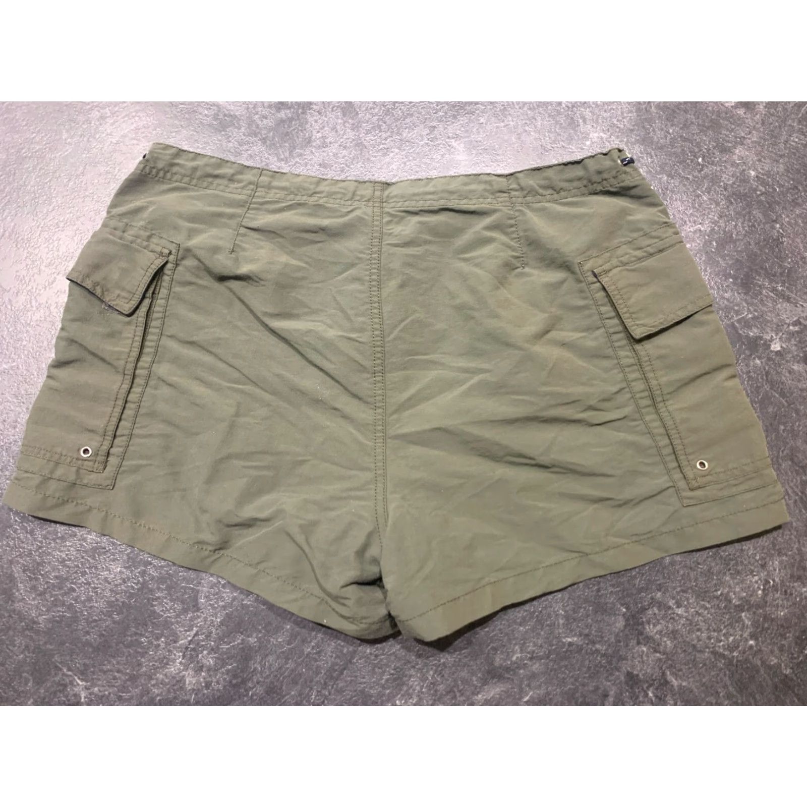 Abercrombie & Fitch Abercrombie & Fitch Womens Green Shorts Large L Size 36" / US 14 / IT 50 - 5 Thumbnail