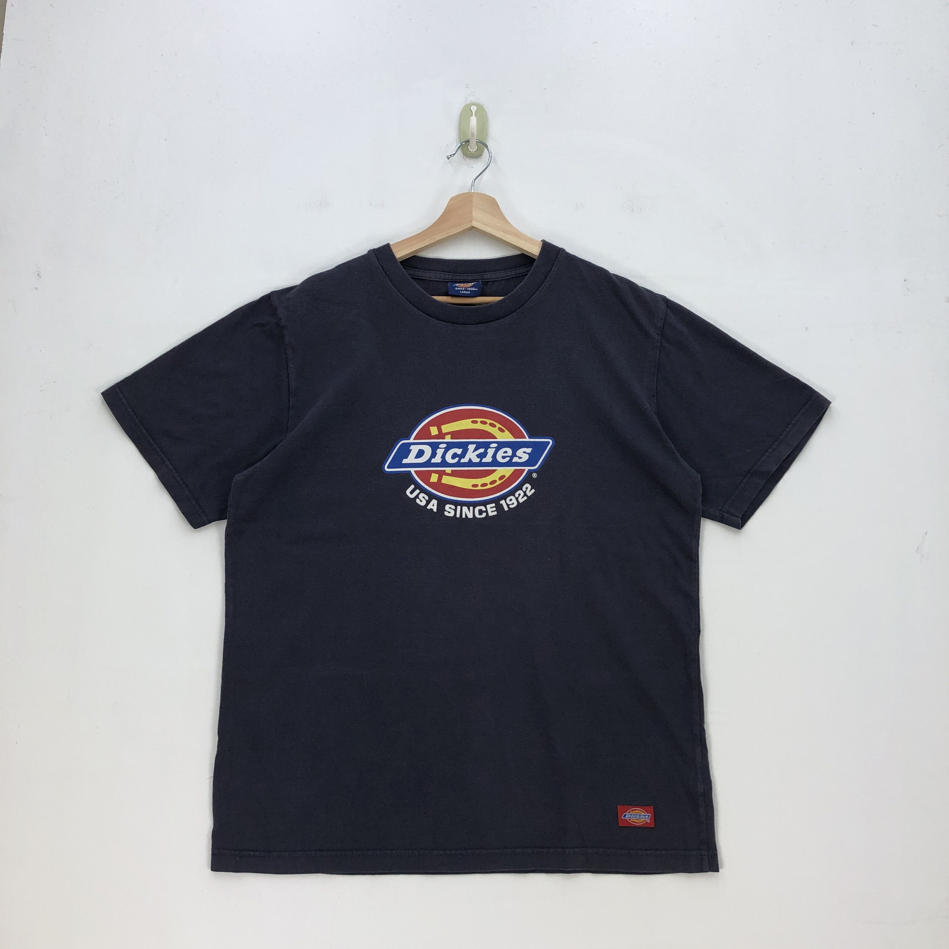 Dickies × Vintage Vintage Dickies T Shirt Dickies Tees Spell Out Logo Tee Size US L / EU 52-54 / 3 - 1 Thumbnail