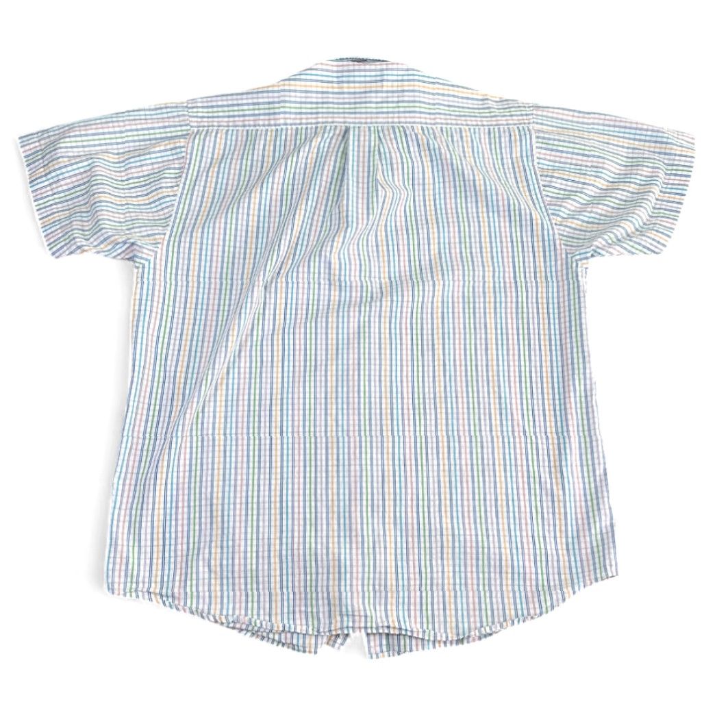 Alexander Julian Colours By Alexander Julian Shirt Adult MEDIUM White Purple Pastel Stripes Y2K Size US M / EU 48-50 / 2 - 3 Thumbnail