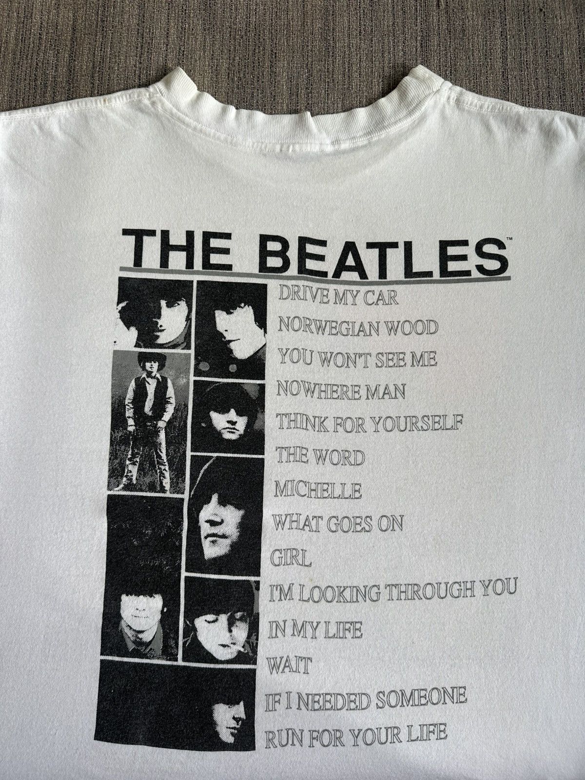 Band Tees Vintage 90’s The Beatles Rubber Soul Band Rock UK Rare Size US L / EU 52-54 / 3 - 2 Thumbnail