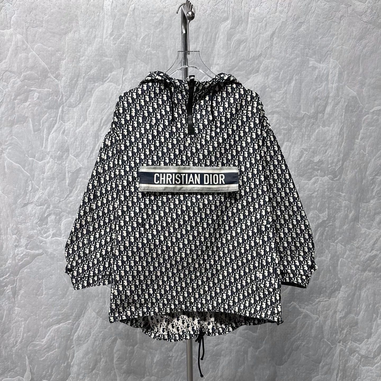 Dior dior printed half-zip oversized hooded sweatshirt Size XS / US 0-2 / IT 36-38 - 1 Thumbnail