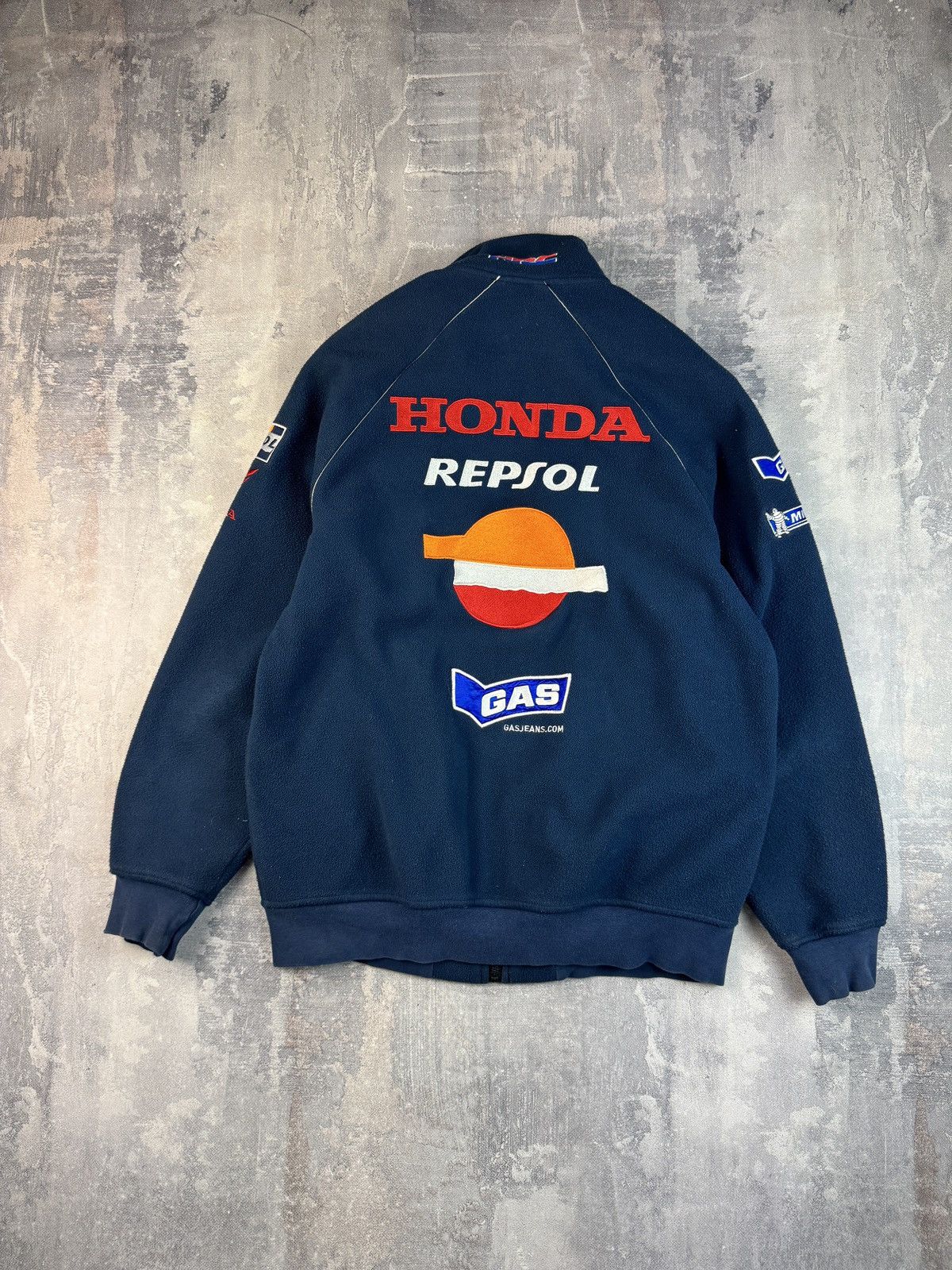 Honda Vintage Fleece Honda Racing Michelin Repsol Gas Size US M / EU 48-50 / 2 - 6 Thumbnail