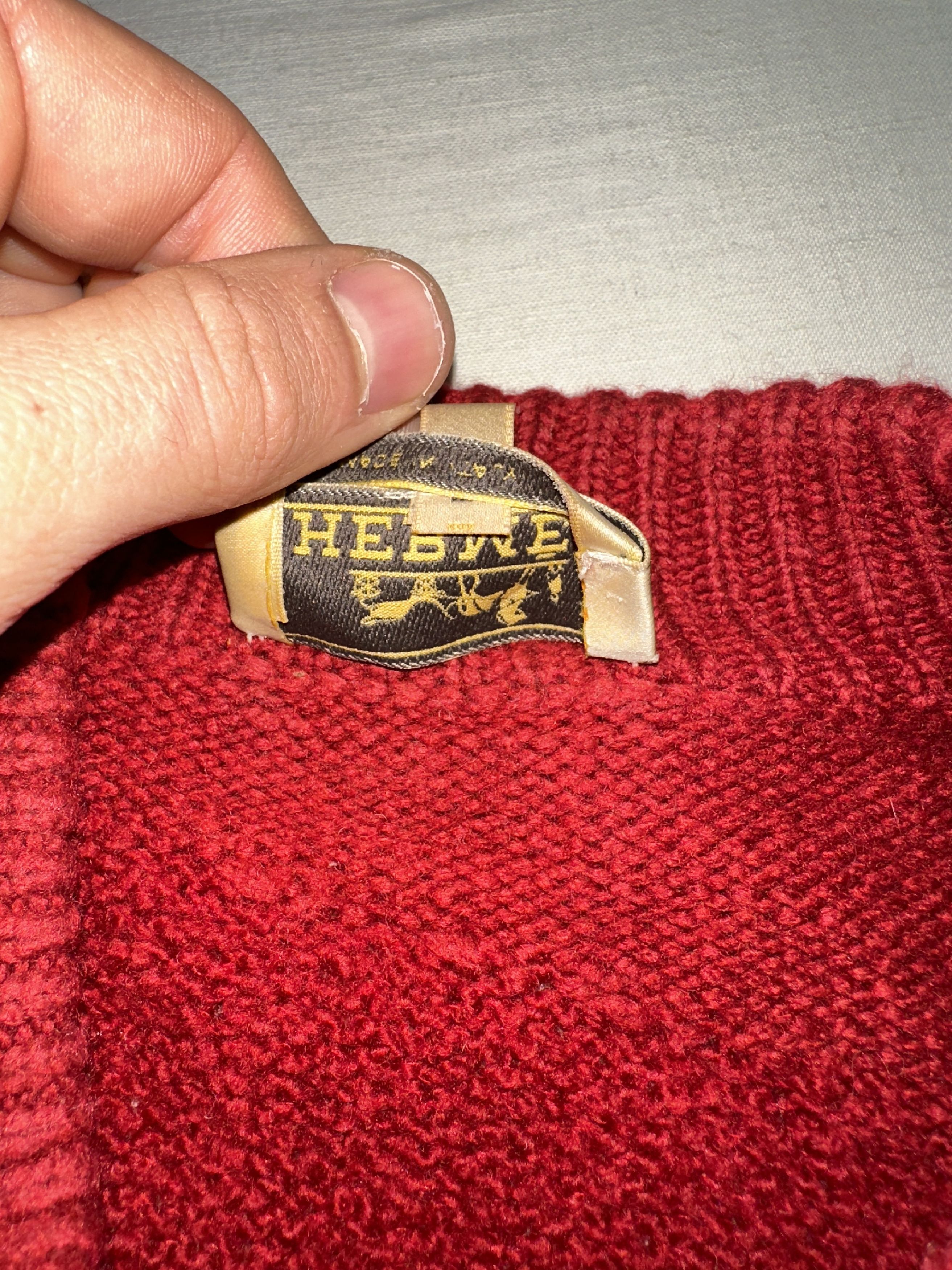 Hermes Rare Hermès Cashmere Blend Half-Zip Knit Sweater Size XL Size US XL / EU 56 / 4 - 11 Thumbnail