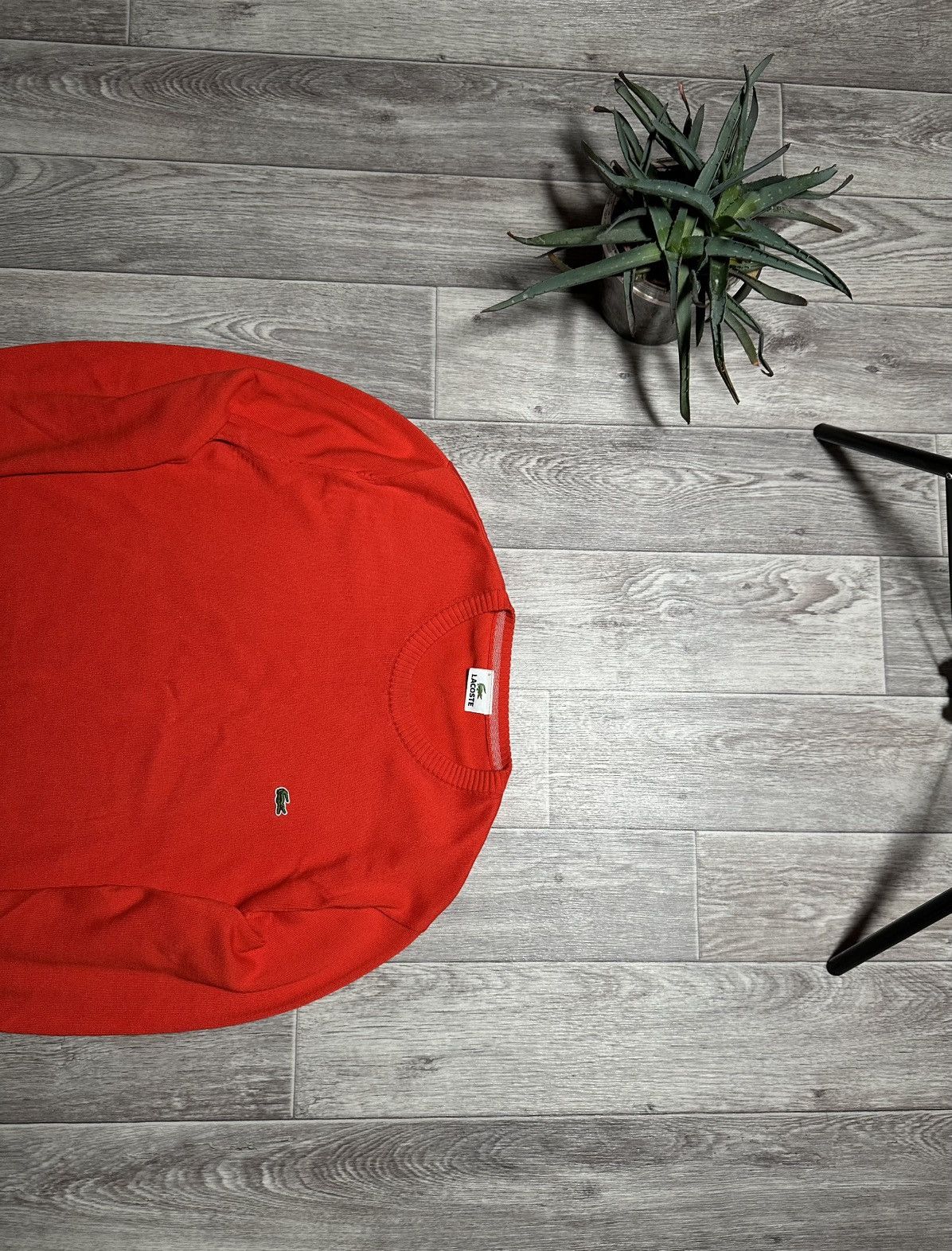 Lacoste × Vintage Vintage Lacoste Red Sweater Size US L / EU 52-54 / 3 - 2 Thumbnail