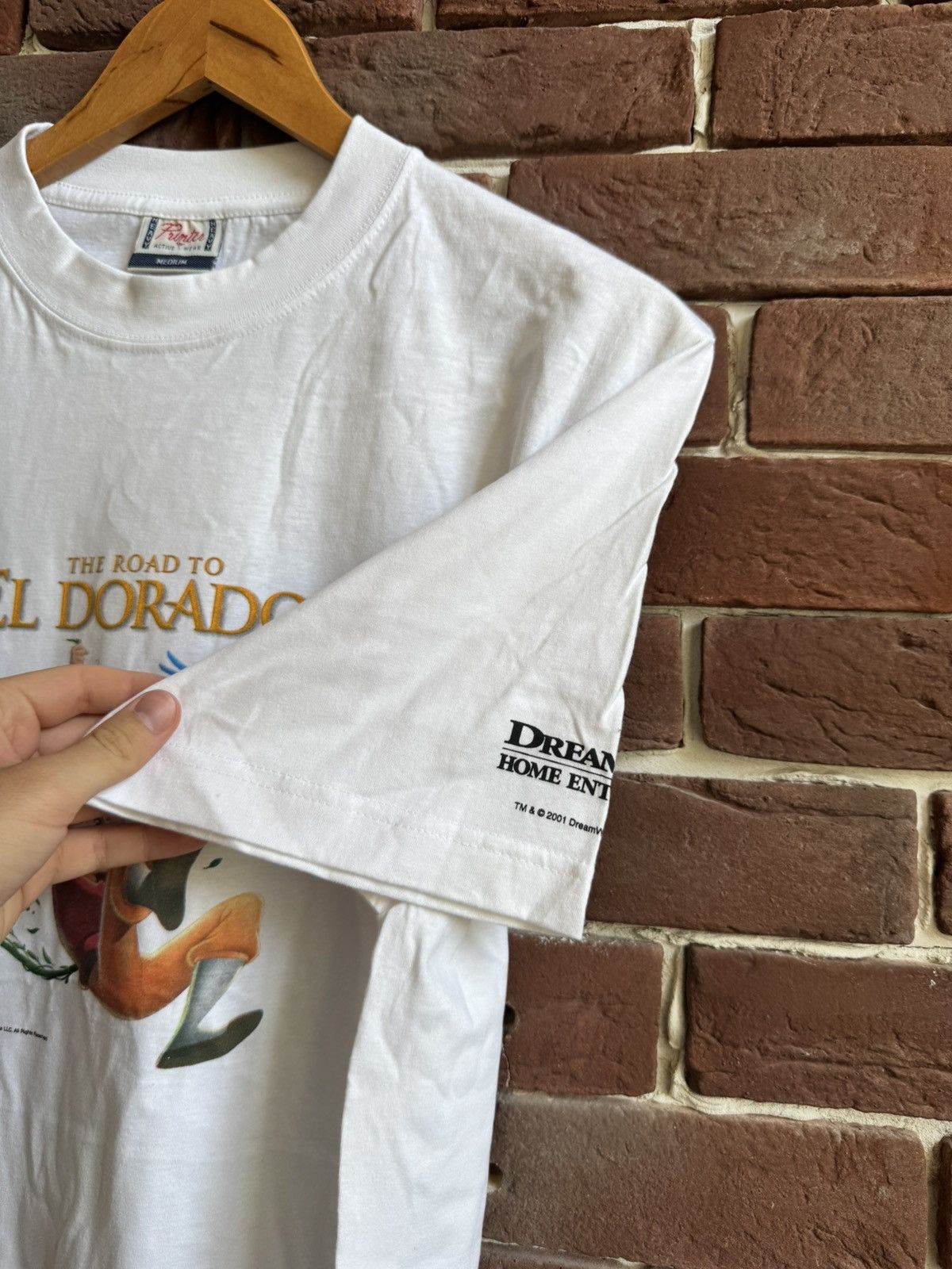 Vintage Road to El Dorado 2001 Dreamworks Vintage Promo T-Shirt Size US M / EU 48-50 / 2 - 4 Thumbnail